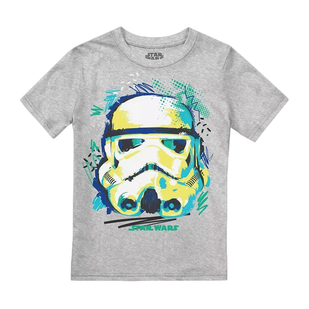 Star Wars - T-shirt - Garçon (Gris chiné)