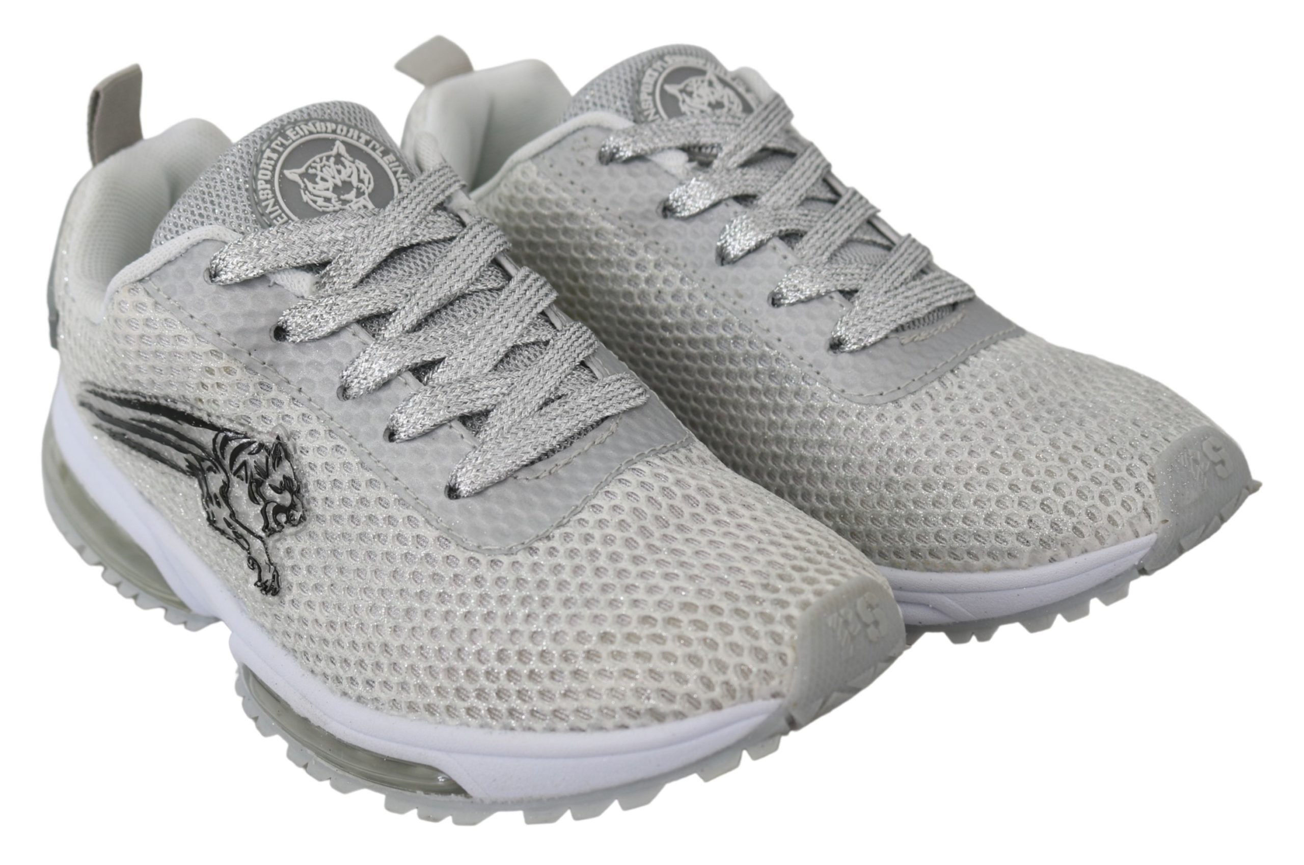 Plein Sport Kvinna Silver Polyester Gretel Sneakers Skor dam – bild 2