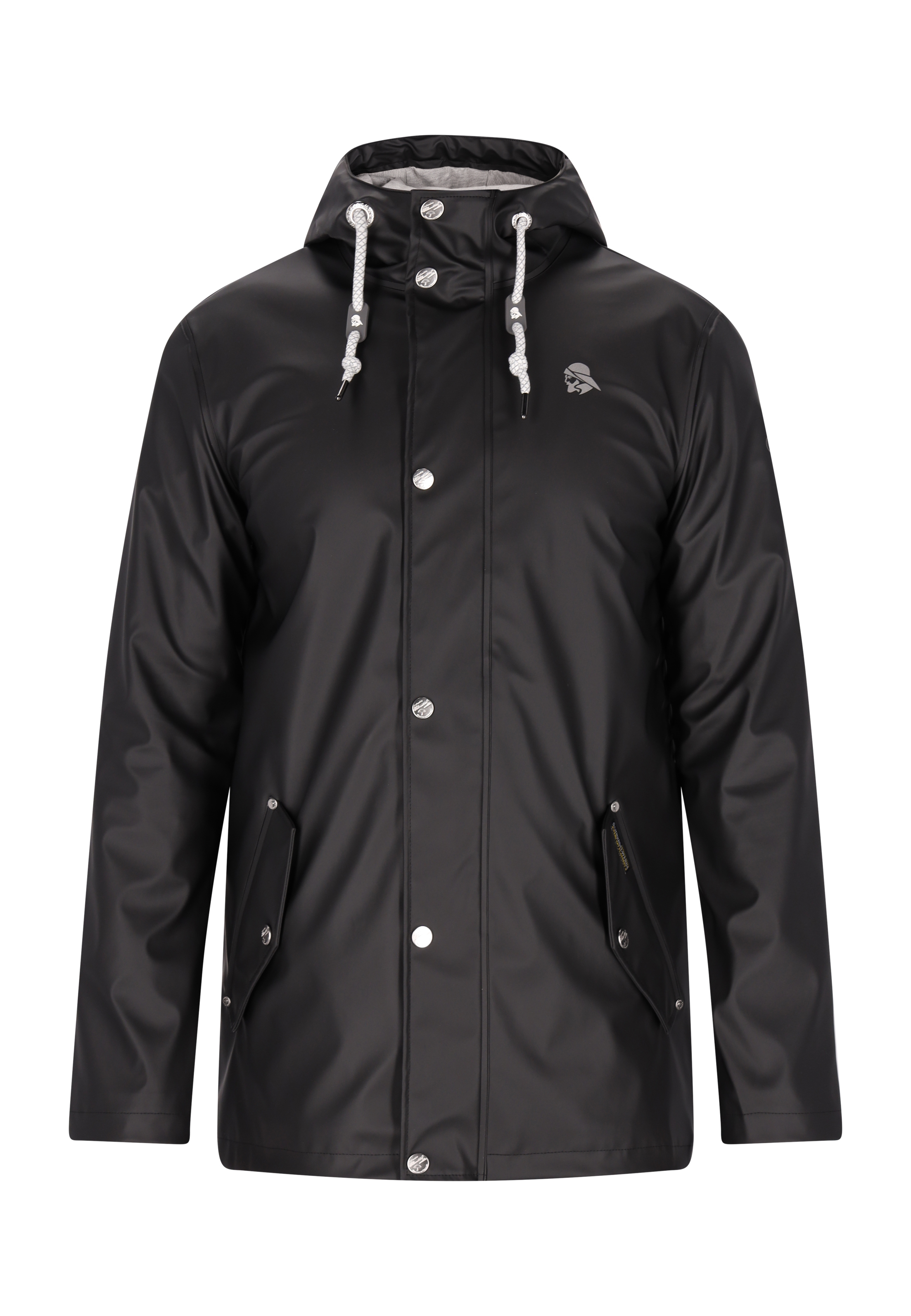 Thumbnail - Schmuddelwedda Regenjacke Herren schwarz