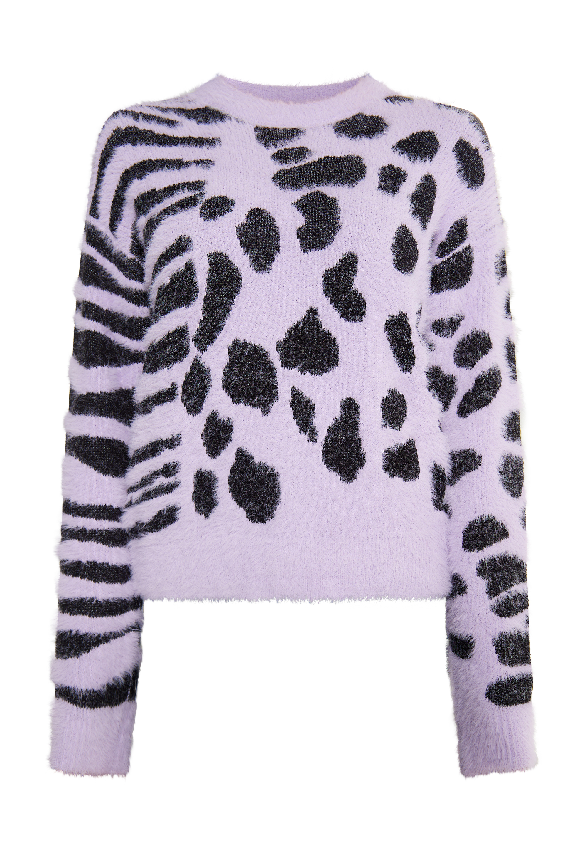 Thumbnail - Mymo Strickpullover Damen violett