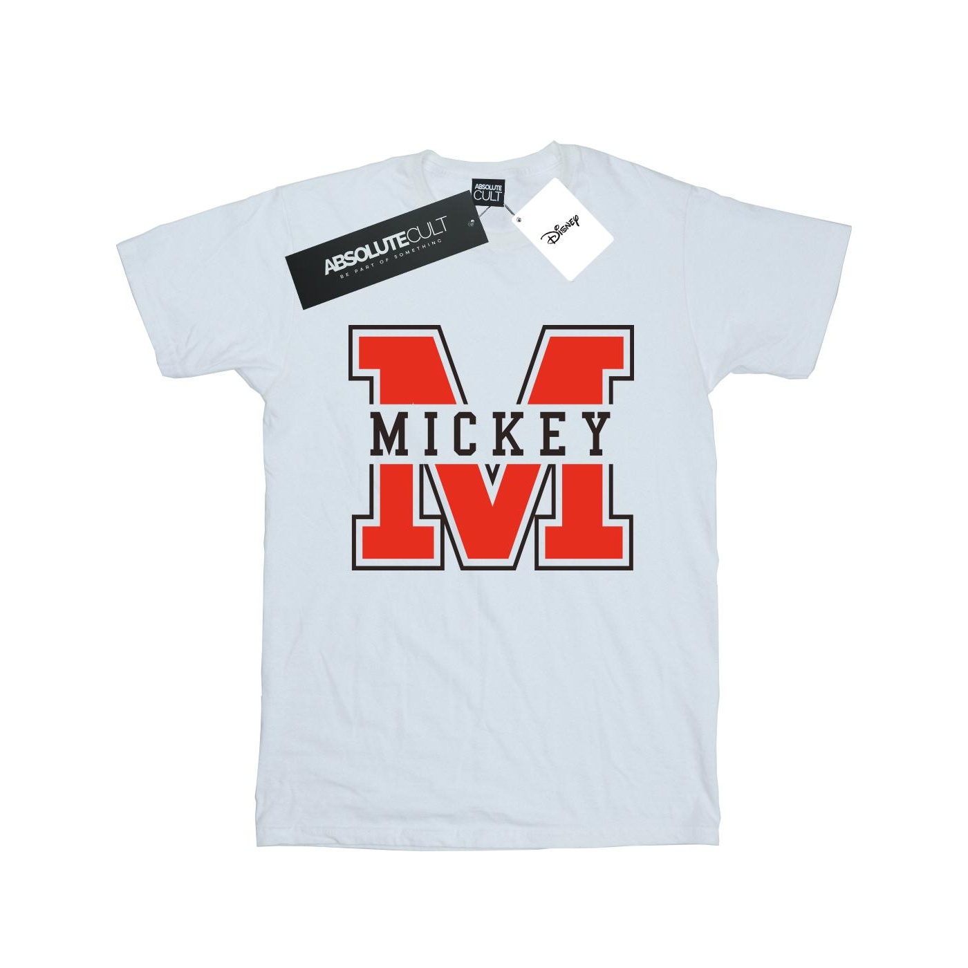 Disney - "Mickey Mouse M" T-Shirt für Jungen (Weiß)