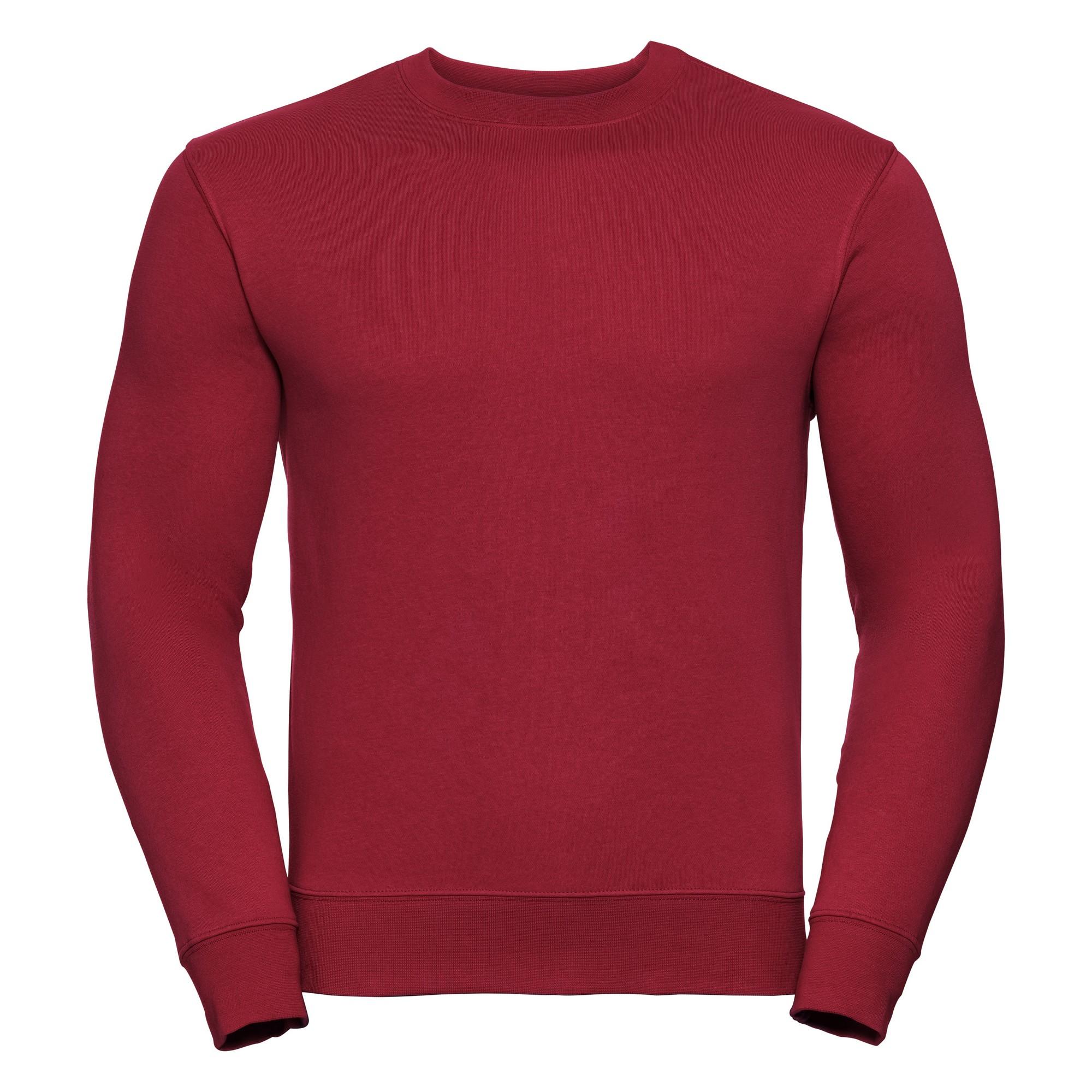 Russell Herren Authentic Sweatshirt, schmaler Schnitt (Rot)