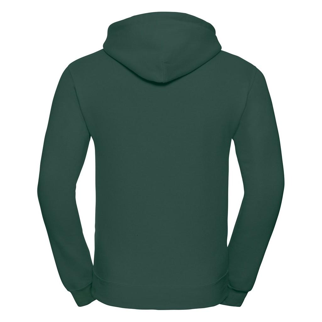 Russell Athletic Russell Färg Mens Hooded Sweatshirt / Hoodie (Flaskegrön) herr – bild 2