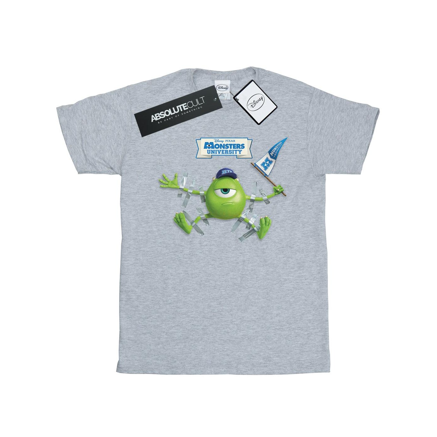 Thumbnail - Disney - "Monsters University" T-Shirt für Herren (Grau)