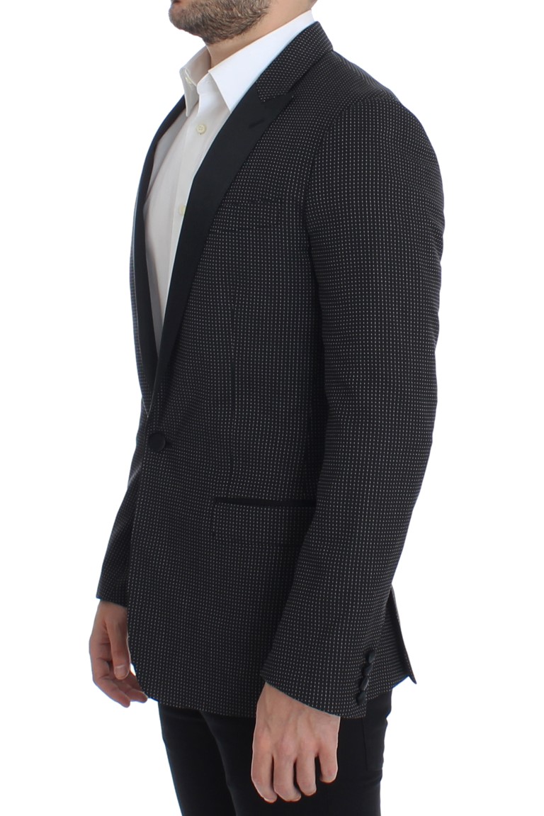 Dolce&Gabbana svart ull slim MARTINI blazer herr – bild 2