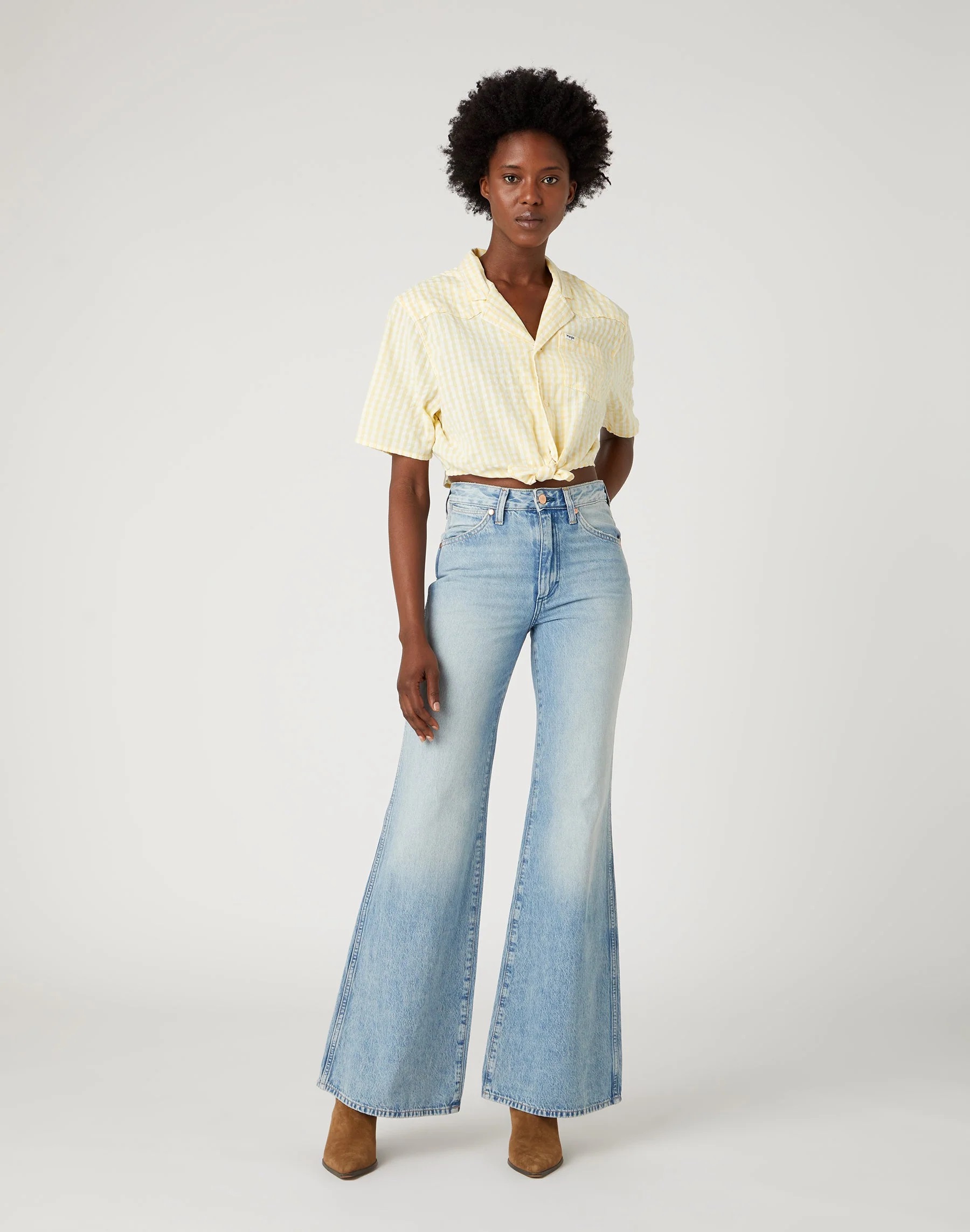 Thumbnail - Wrangler - TIE RESORT SHIRT PALE BANANA