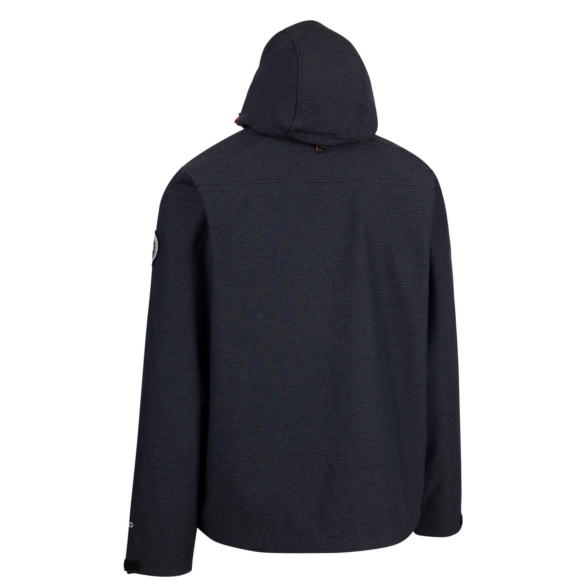 DLX Justin Marl Soft Shell-jacka för herrar (Black Marl) – bild 2