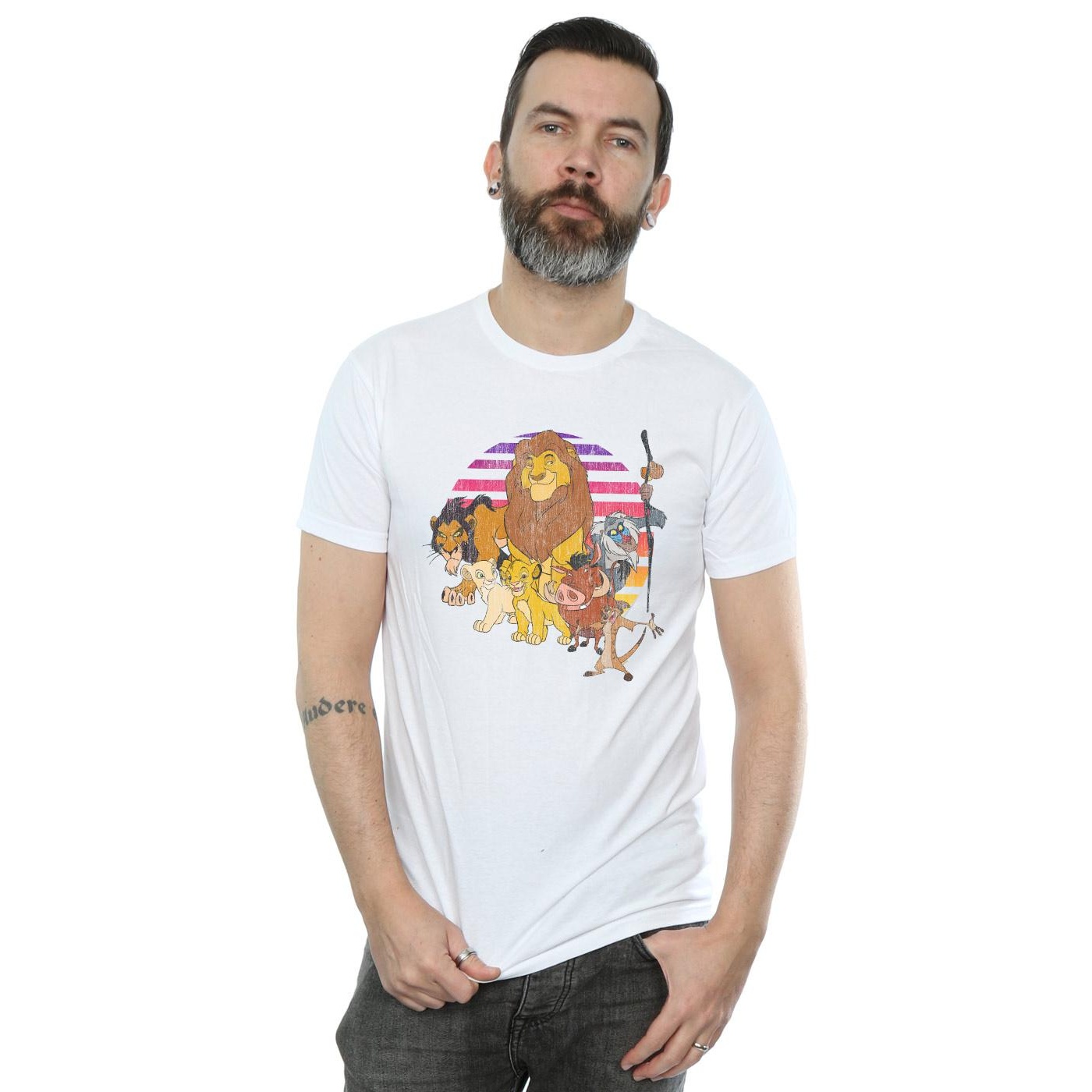 Disney Mens The Lion King Pride Family T-Shirt (White) herr – bild 2