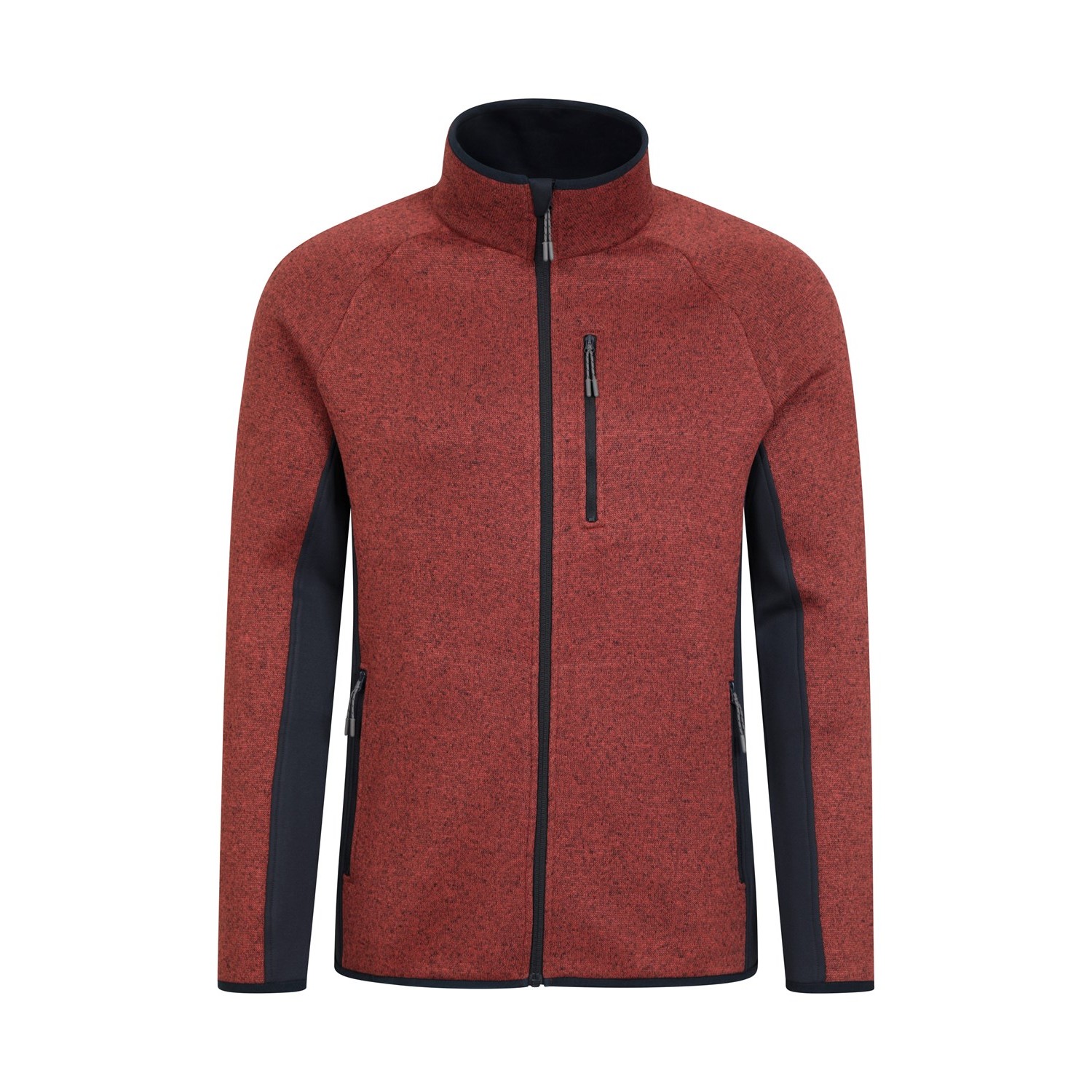 Thumbnail - Mountain Warehouse Herren Treston Full Zip Fleece Jacke (rot)