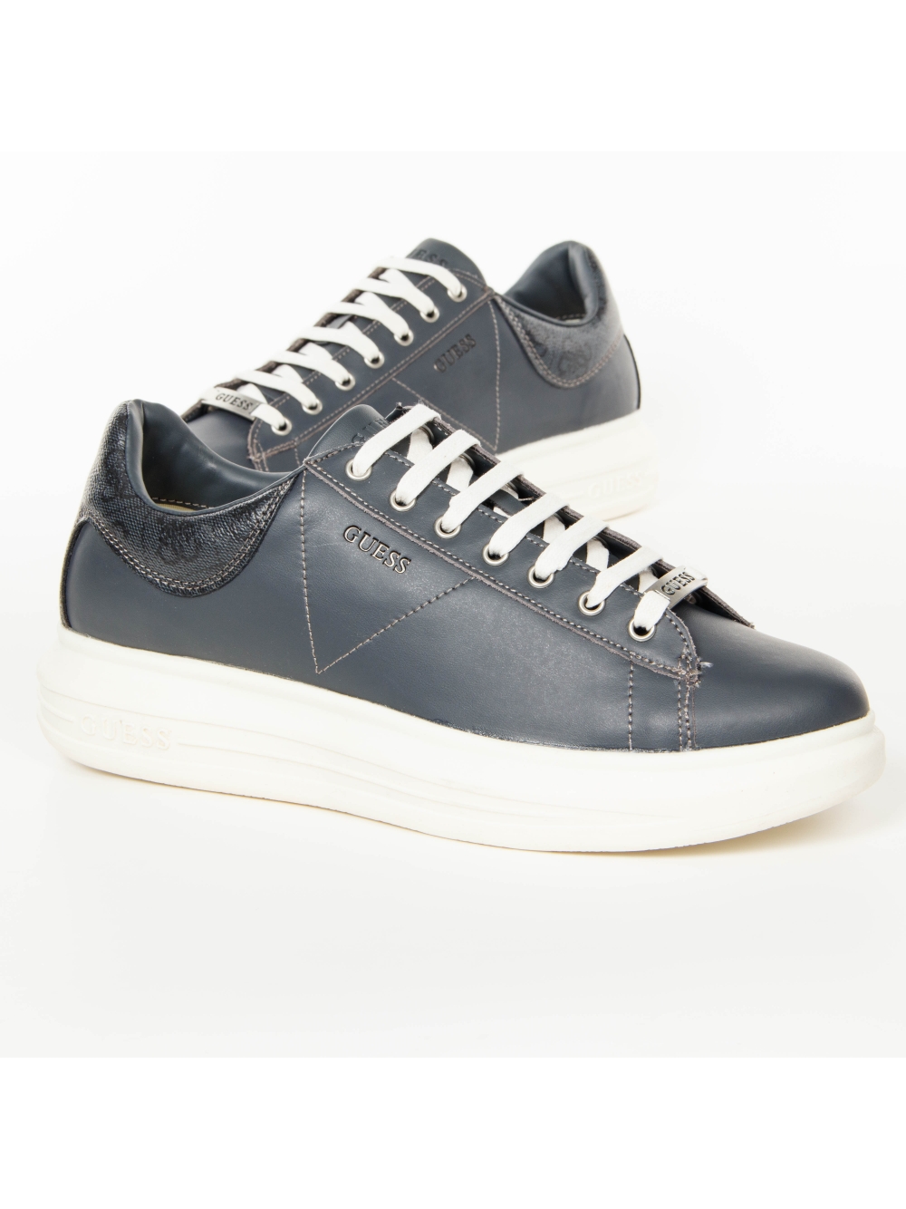 Guess Korb Herrlogotyp grus låga sneakers – bild 2