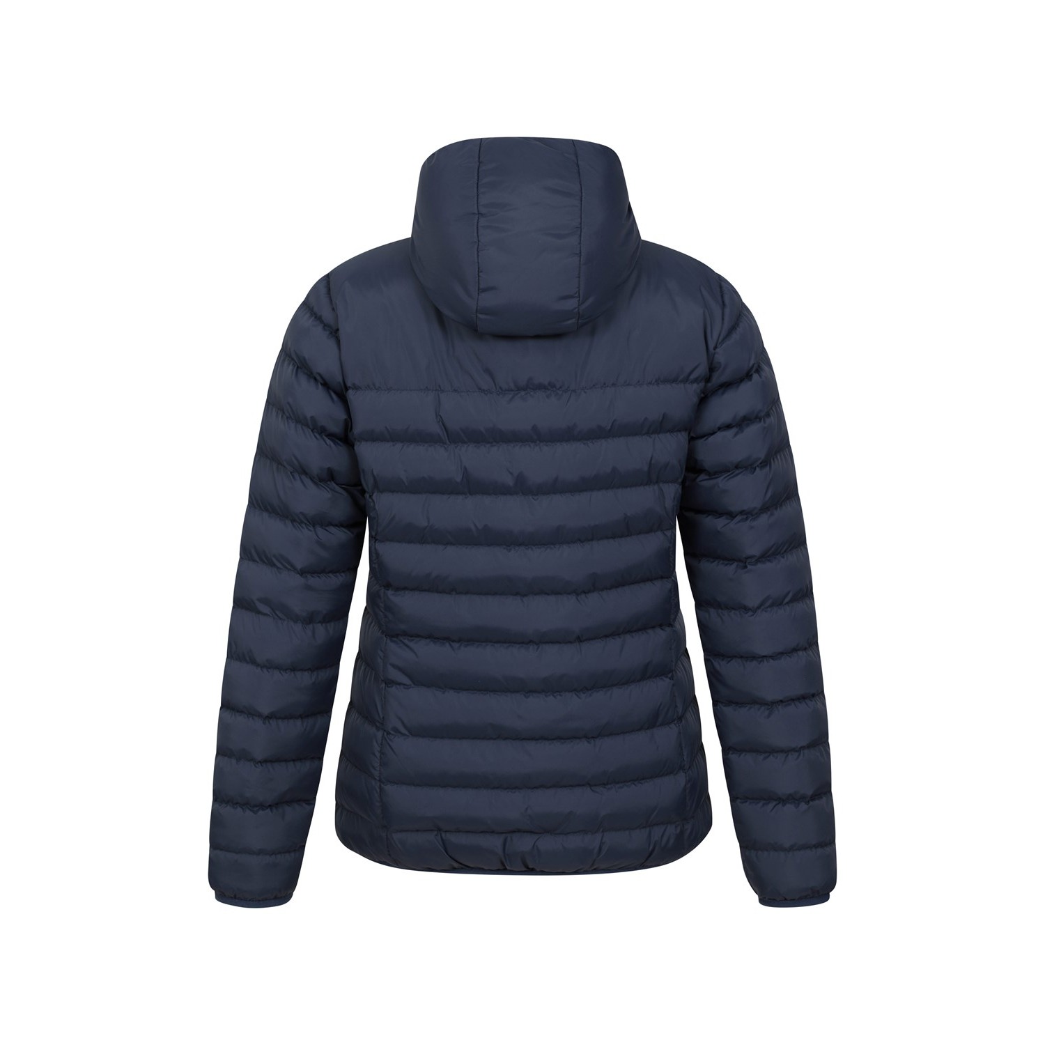 Mountain Warehou Dam/Ladies Vadderad jacka fodrad med fuskpäls (Marin) – bild 2