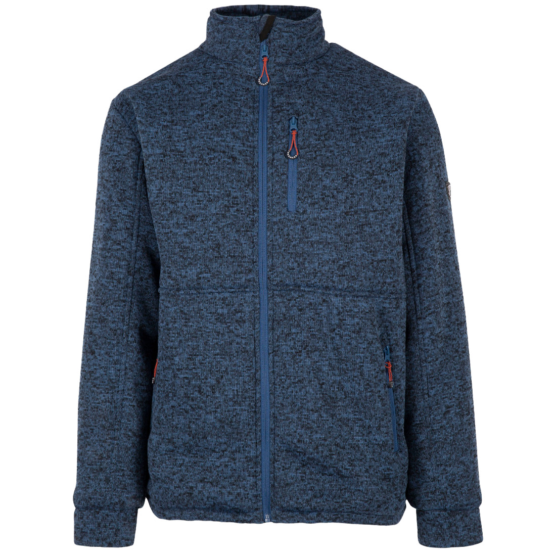 Thumbnail - Trespass Mens Ampney Marl Fleece-Jacke (Smokey Blue)