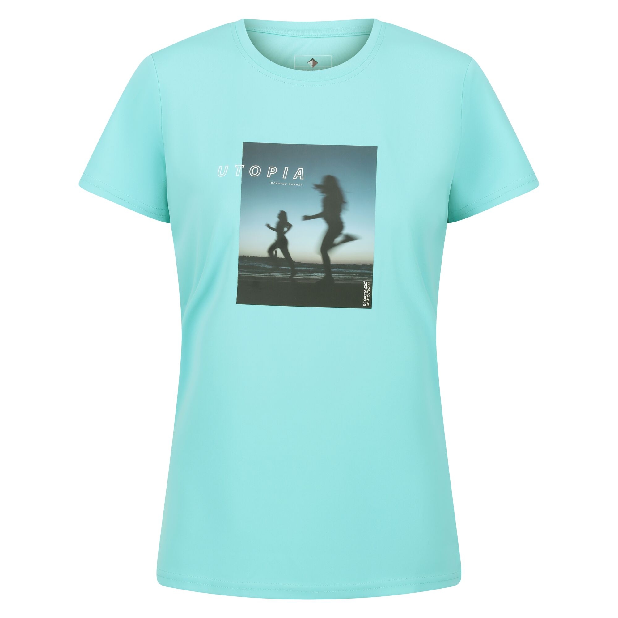 Regatta Womens/Ladies Fingal VII Utopia Running T-Shirt (Amazonite) - Sky Blue - Size 8 UK