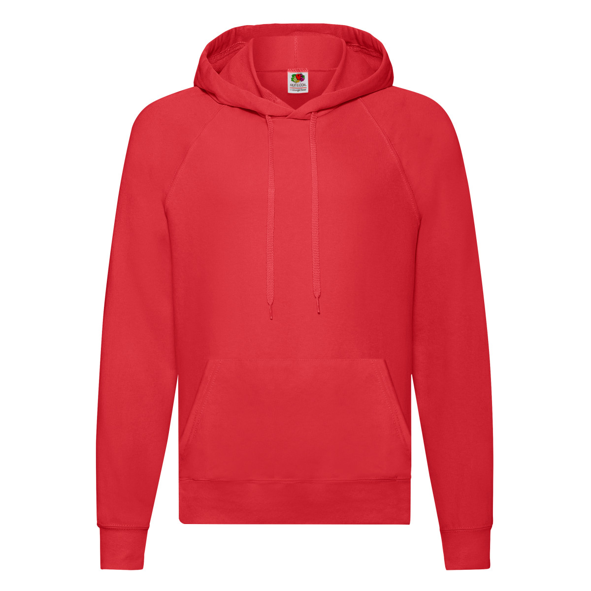 Thumbnail - Fruit of the Loom - Sweatshirt mit Kapuze für Herren/Damen Unisex (Rot)
