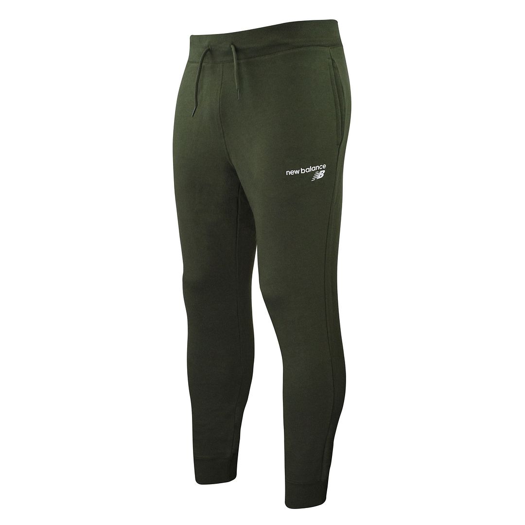 New Balance Stretch Graphic Logo Grön Herr Classic Core Träningsbyxor MP03901 ARG – bild 2