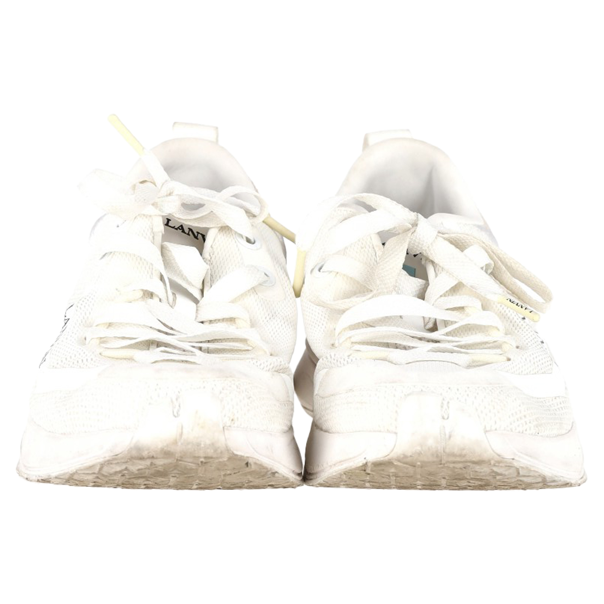 Lanvin Pre-owned Lanvin L-I Snörskor i Vitt Nät herr – bild 2