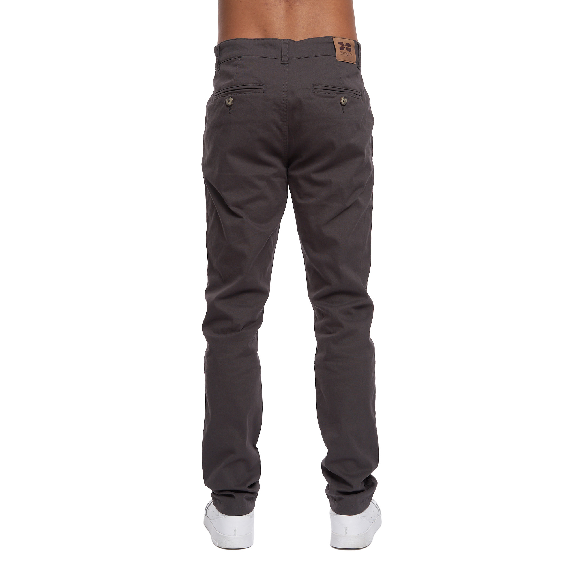 Crosshatch Mens Roysden Chinos (Charcoal) byxor herr – bild 2