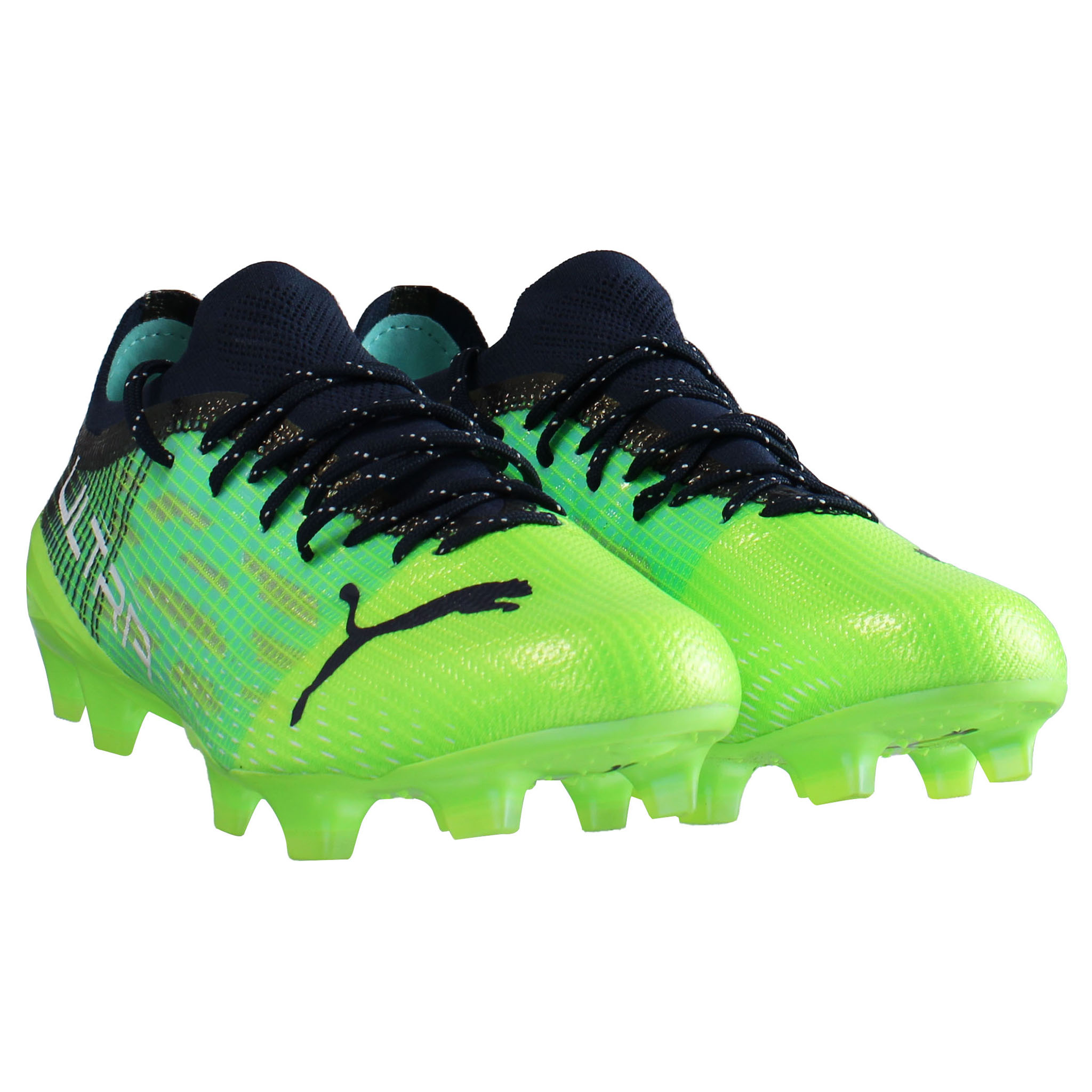 Puma Ultra 1.3 FG/AG Green Fotbollsskor för herrar – bild 2