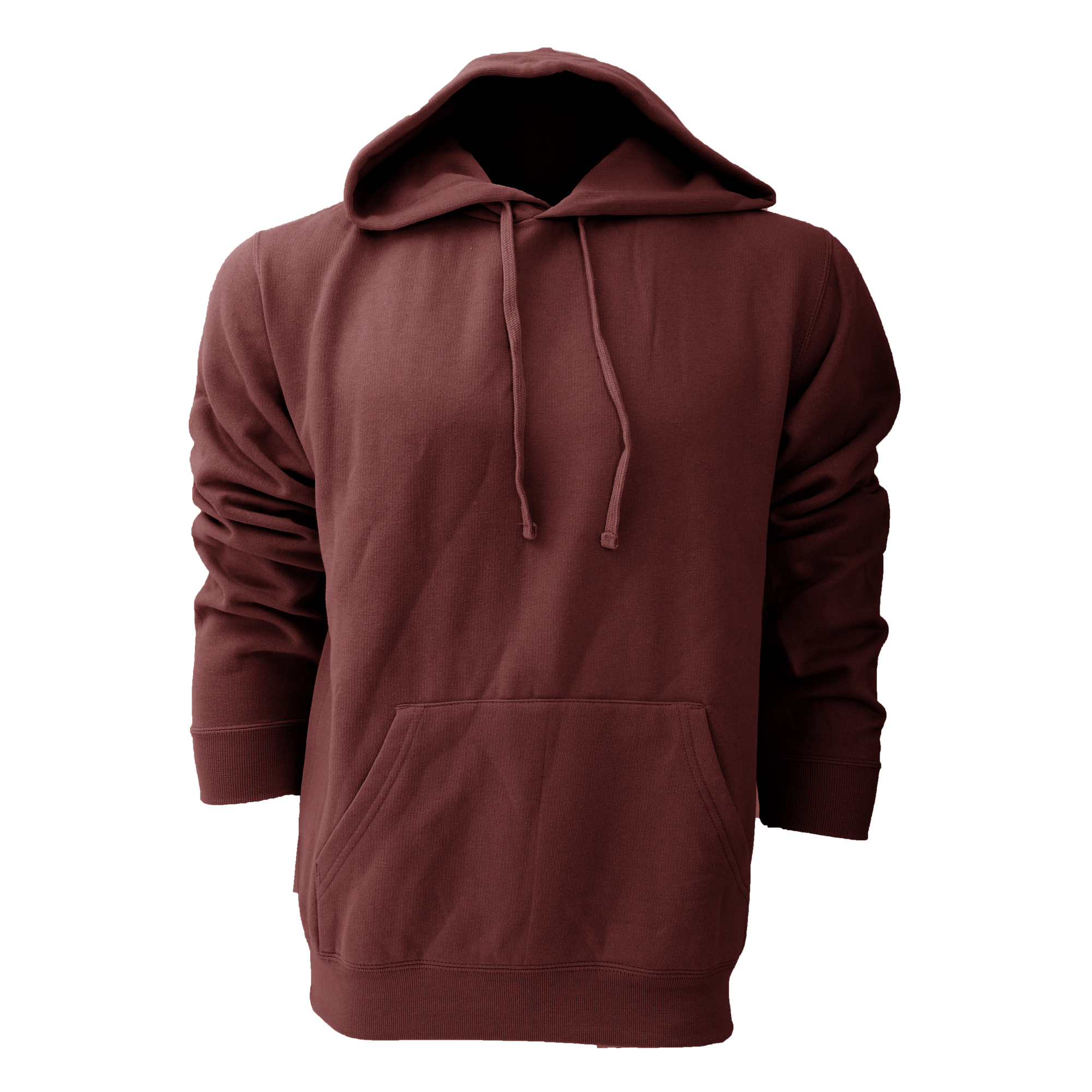 Thumbnail - Russell Colour Herren Sweatshirt mit Kapuze (Burgund)