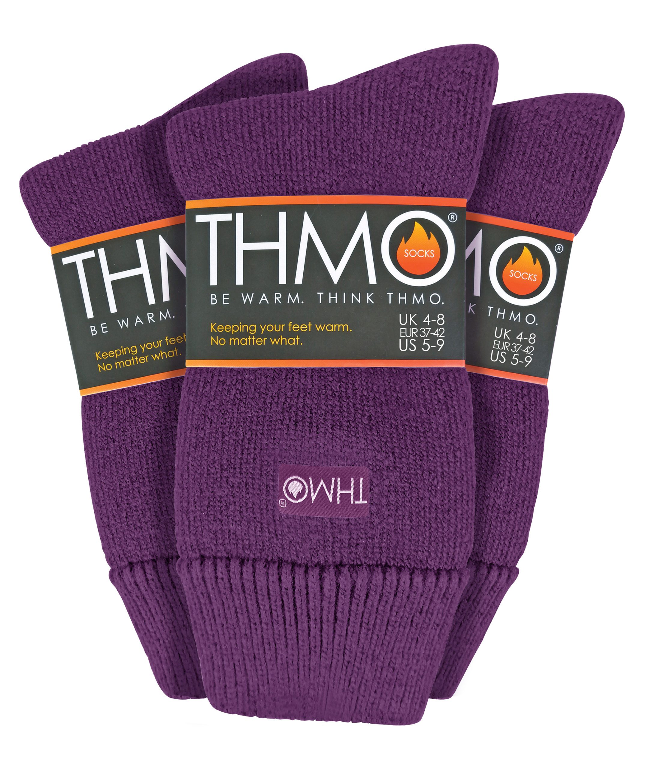 Thumbnail - THMO - 3er-Pack Multipack Damen Dicke Winter Warme Socken mit Comfort Top