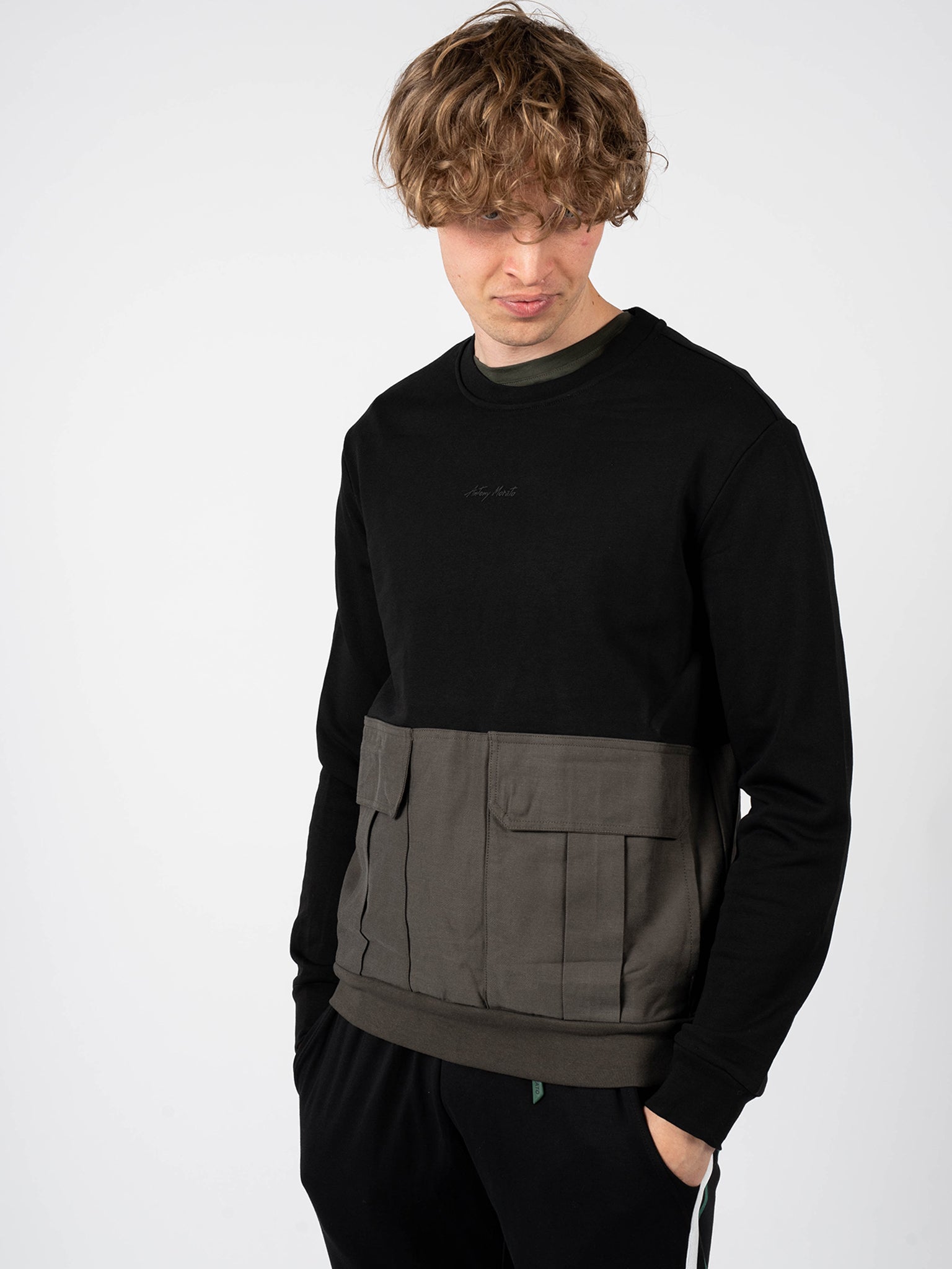 Antony Morato Sweatshirt Svart för män herr – bild 2