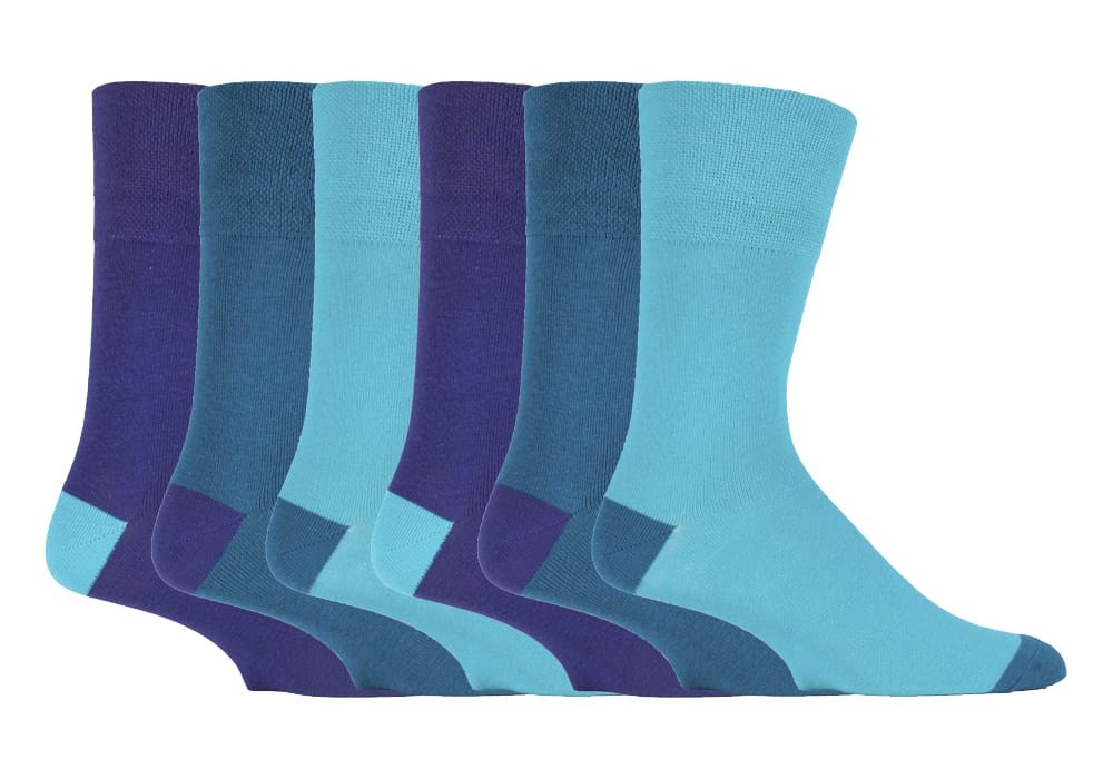 Thumbnail - Gentle Grip - 6 Paar Herren Gentle Grip Nicht elastische Socken - MGG90