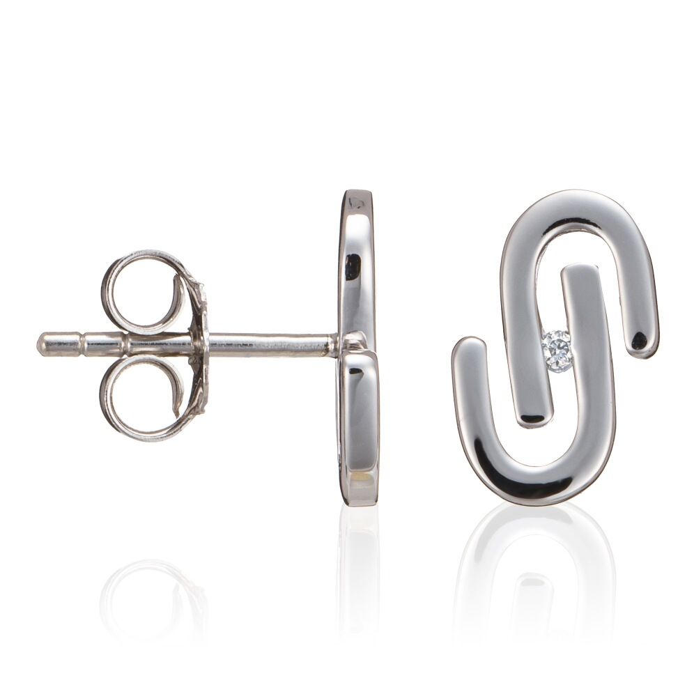 Thumbnail - Orphelia Ohrstecker für Damen, 925 Sterlingsilber, Silber ZO-5003