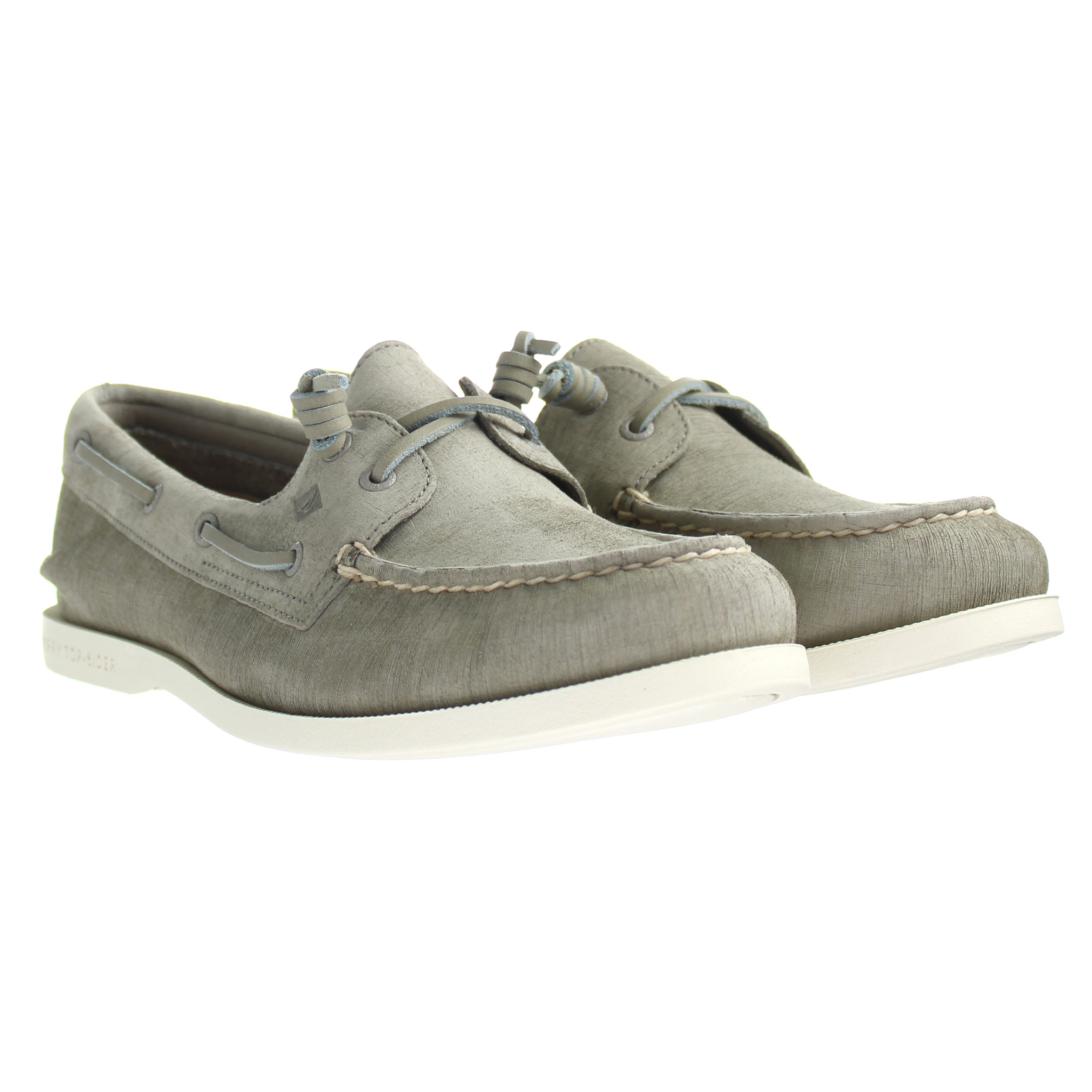 Sperry A/O 2-Eye Plushwave Dam grå båtskor – bild 2
