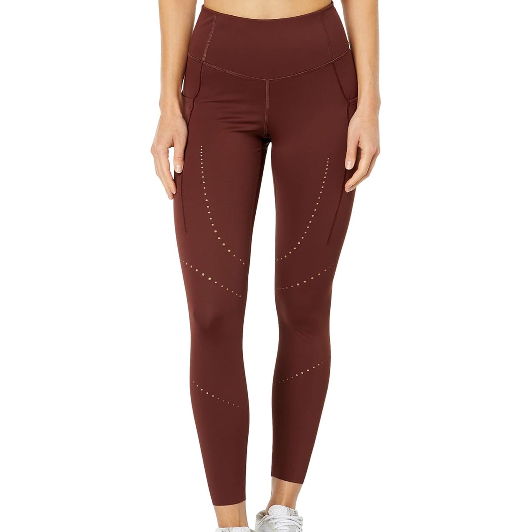 Thumbnail - Brooks Method Damen Braune 7/8-Leggings