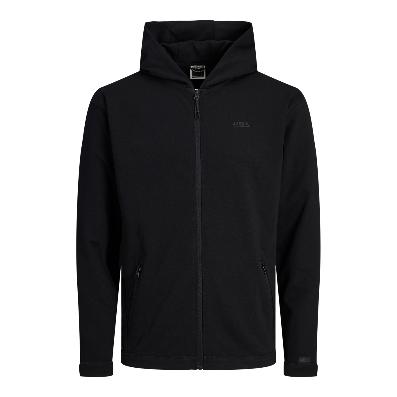Thumbnail - Jack & Jones Vest Cloud Zip Sweat Hoodie Schwarz