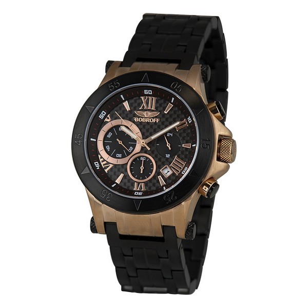 Thumbnail - Bobroff Herrenuhr Quartz Schwarz