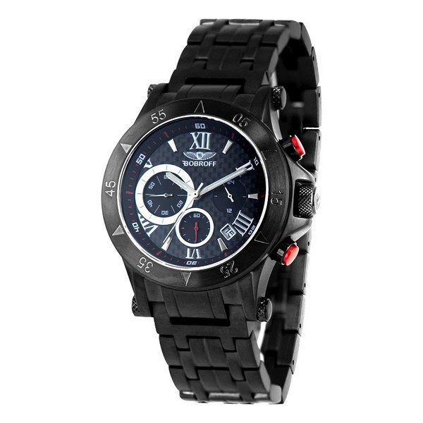 Thumbnail - Bobroff Herrenuhr Quartz Schwarz