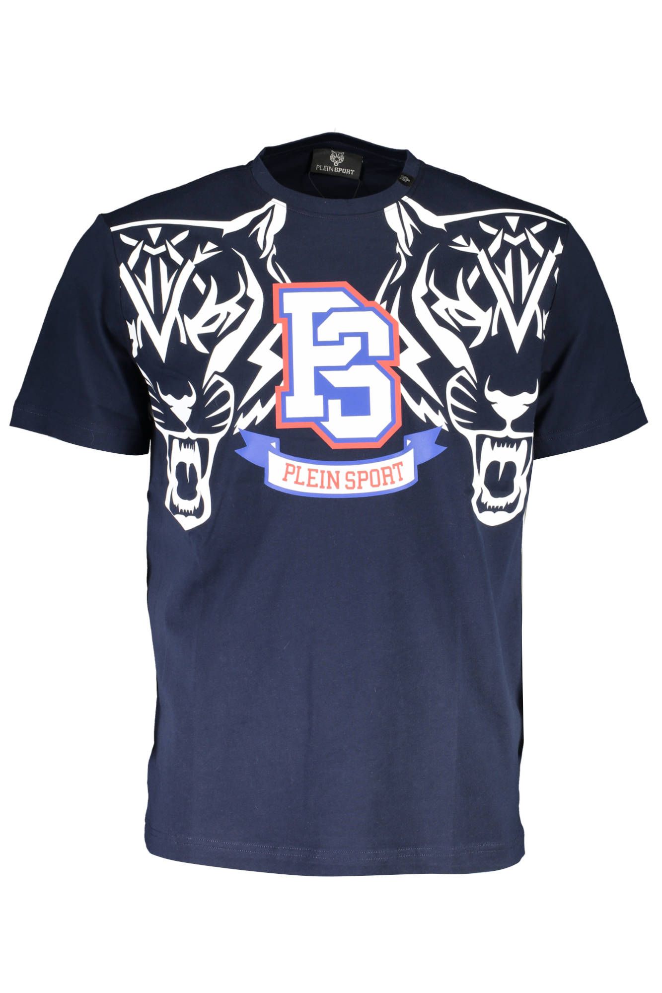 Plein Sport Blue Cotton Mens T-Shirt - Size Medium