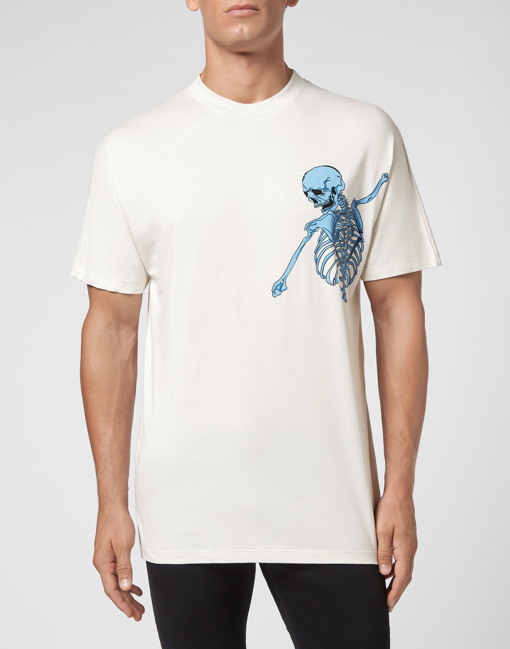 T-shirt rund hals skelett