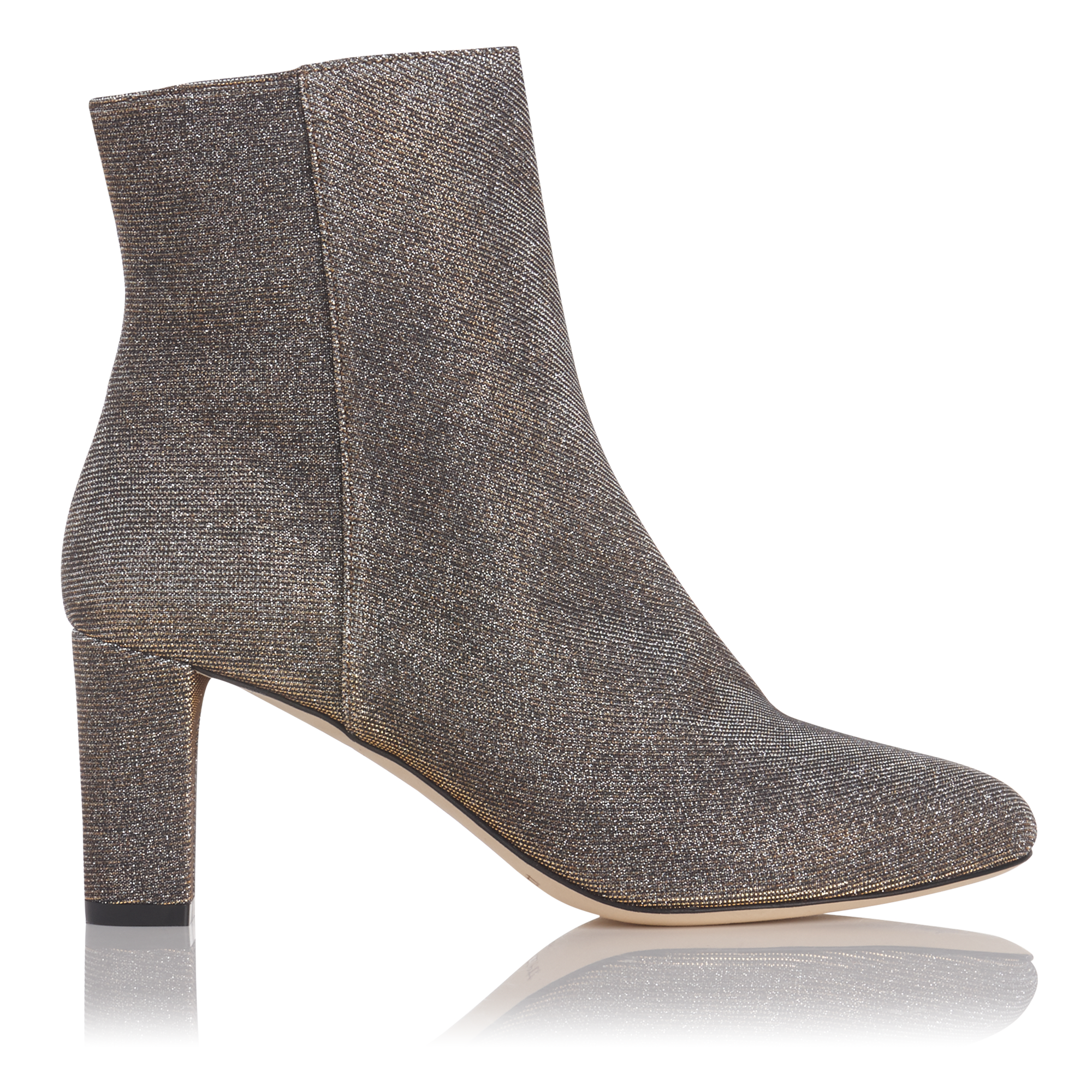 LK Bennett Womens LEELAH ankle boots, BRONZE Leather – Size UK 2