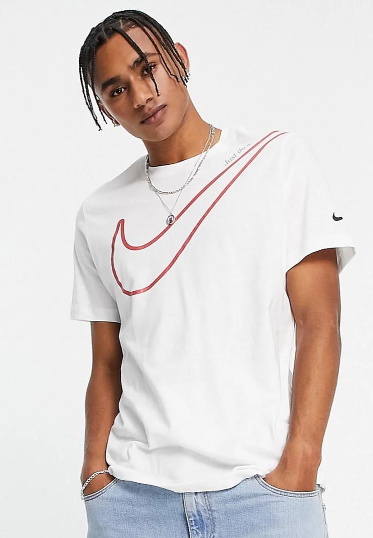 Thumbnail - Nike Herren Sportswear T Shirt Big Logo in Weiß