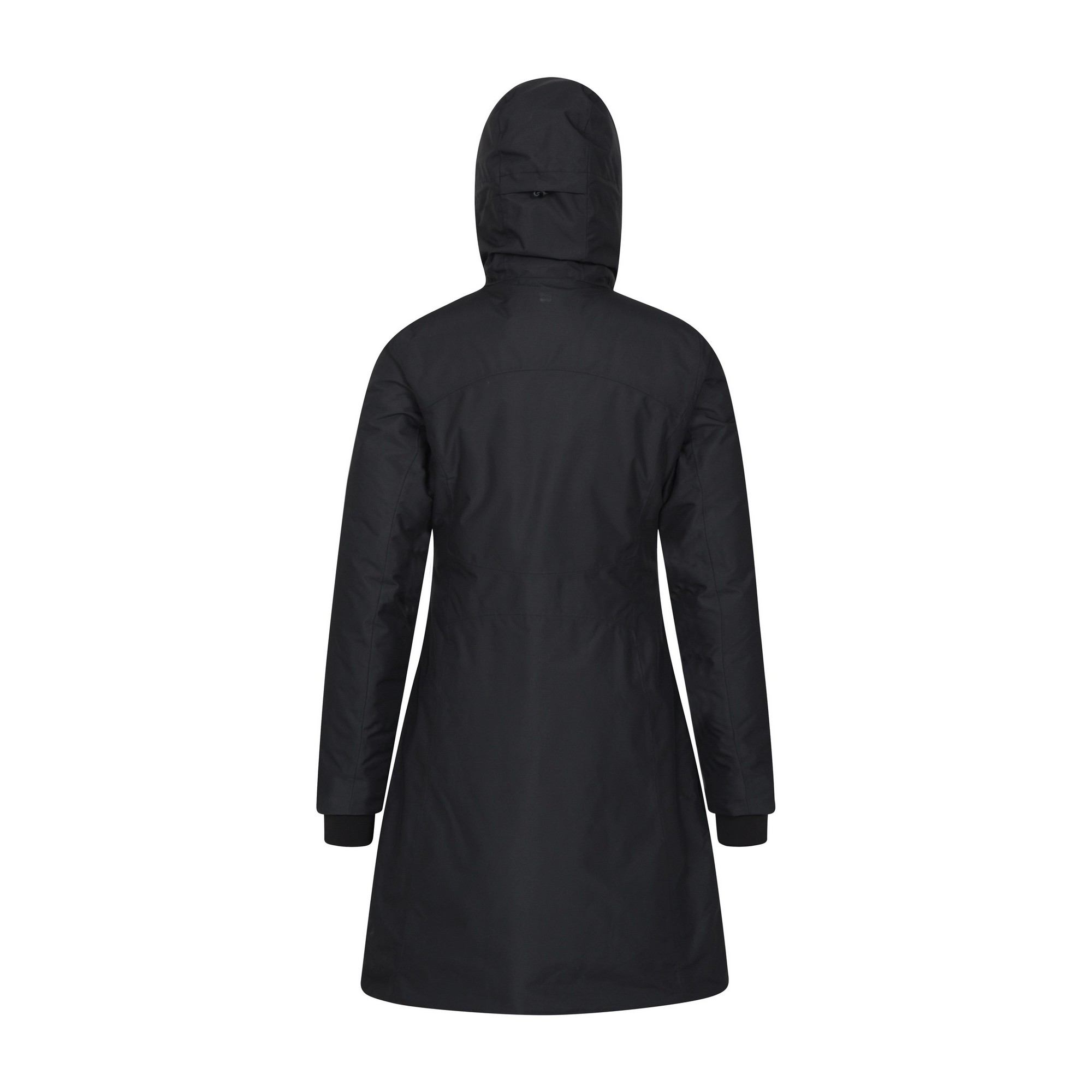 Mountain Warehou Hybridjacka för damer/kvinnor Polar Down med lång längd (Svart) – bild 2
