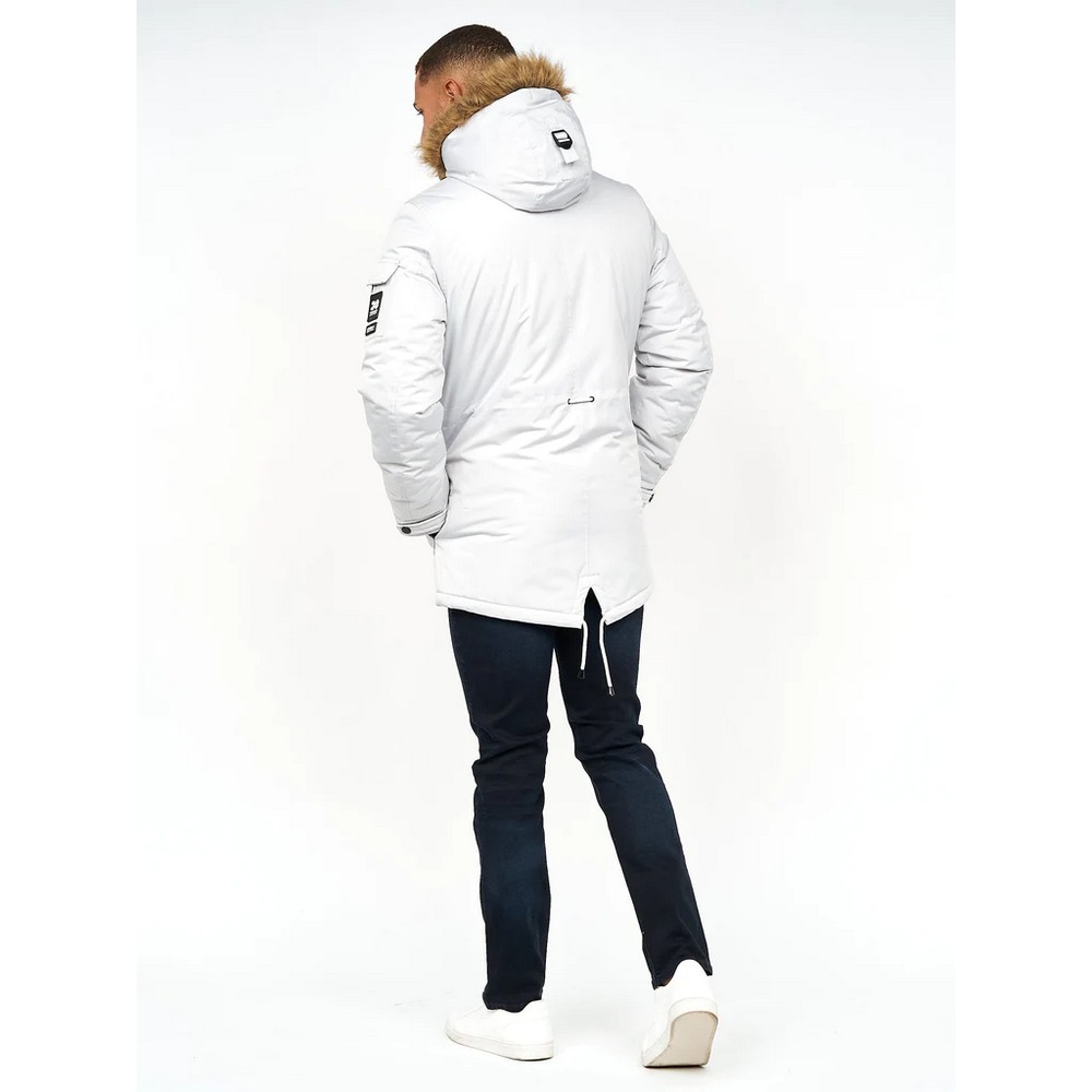 Crosshatch Parkmoore Parka för män (Kitt) jackor herr – bild 2