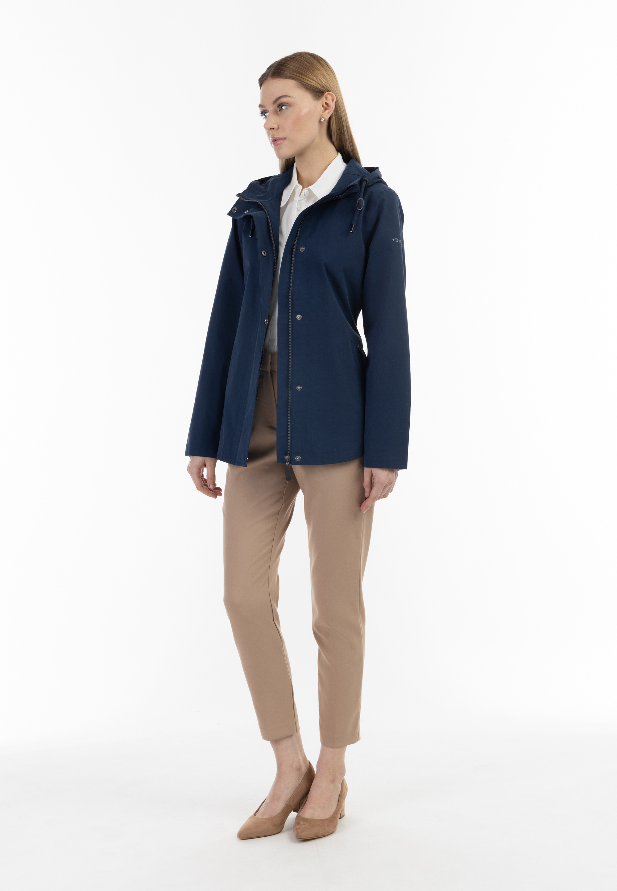 Dreimaster Regenjas Dames marine