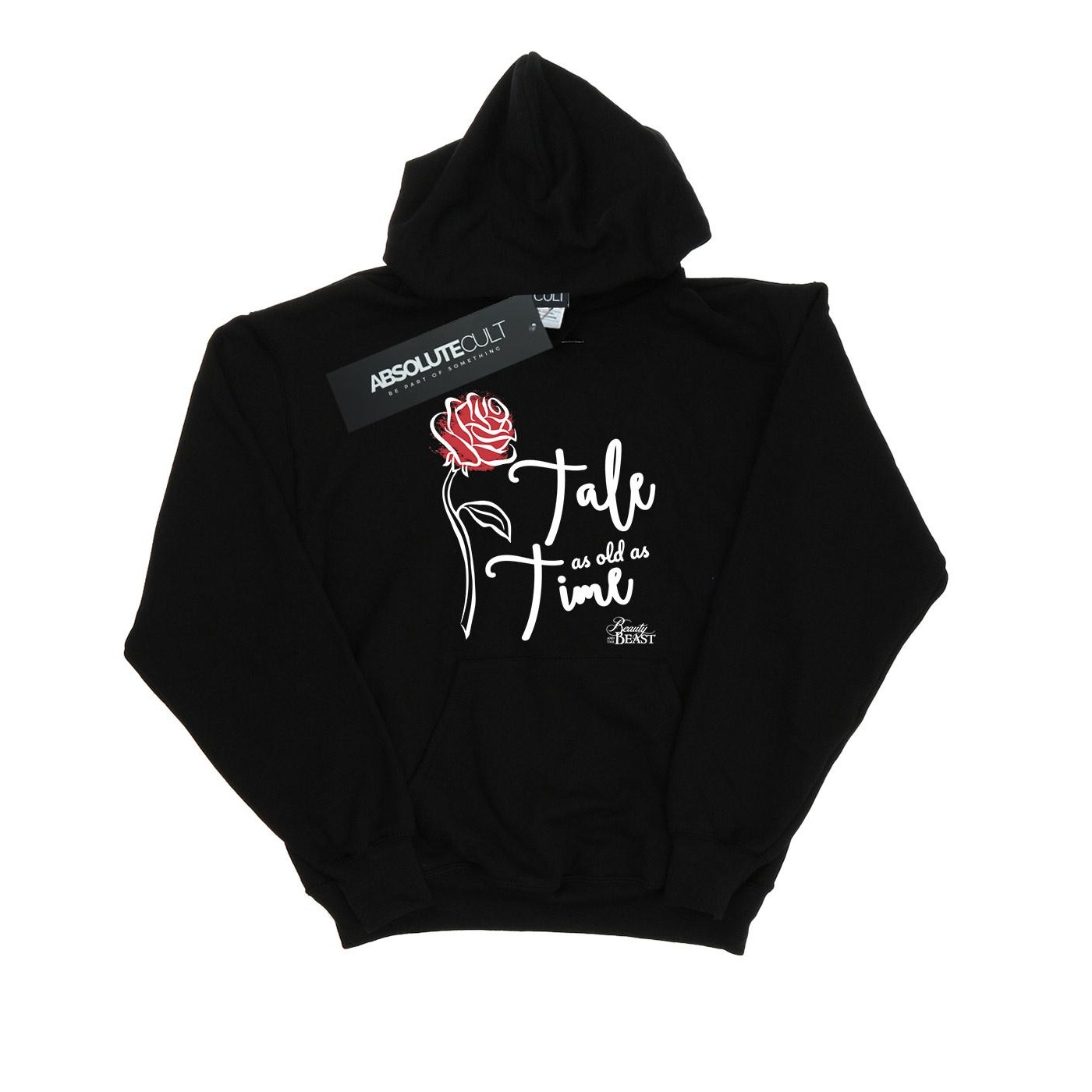 Thumbnail - Disney - "Tale As Old As Time Rose" Kapuzenpullover für Damen (Schwarz)