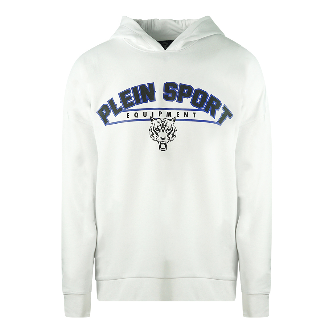 Thumbnail - Philipp Plein Sport Ausrüstung Logo Weißer Hoodie