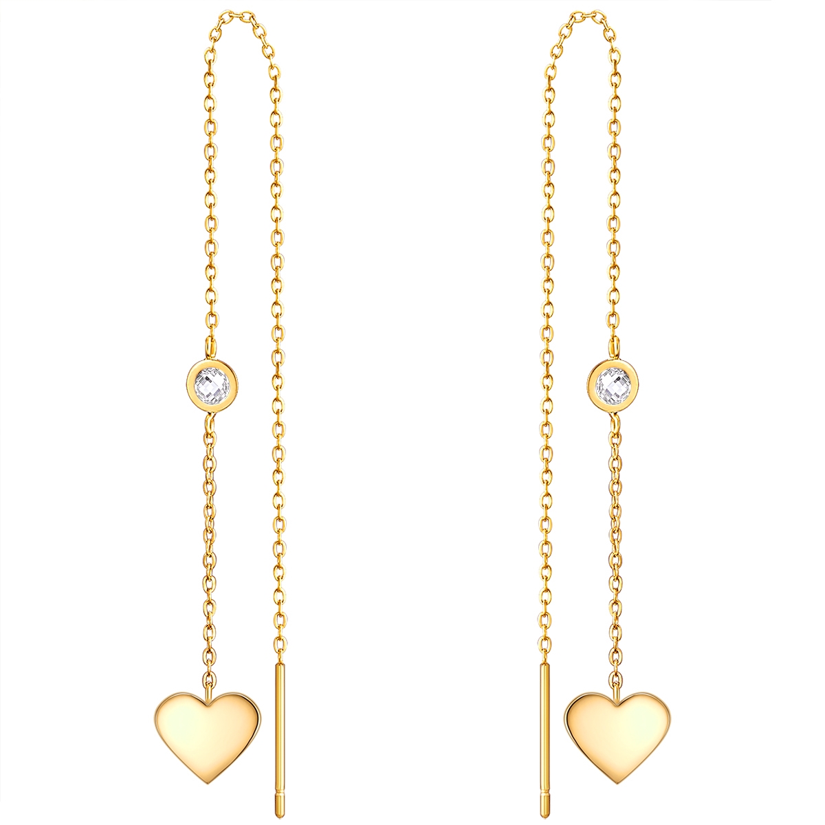 Eastside Womens Female Stainless Steel Earring - Gold - One Size