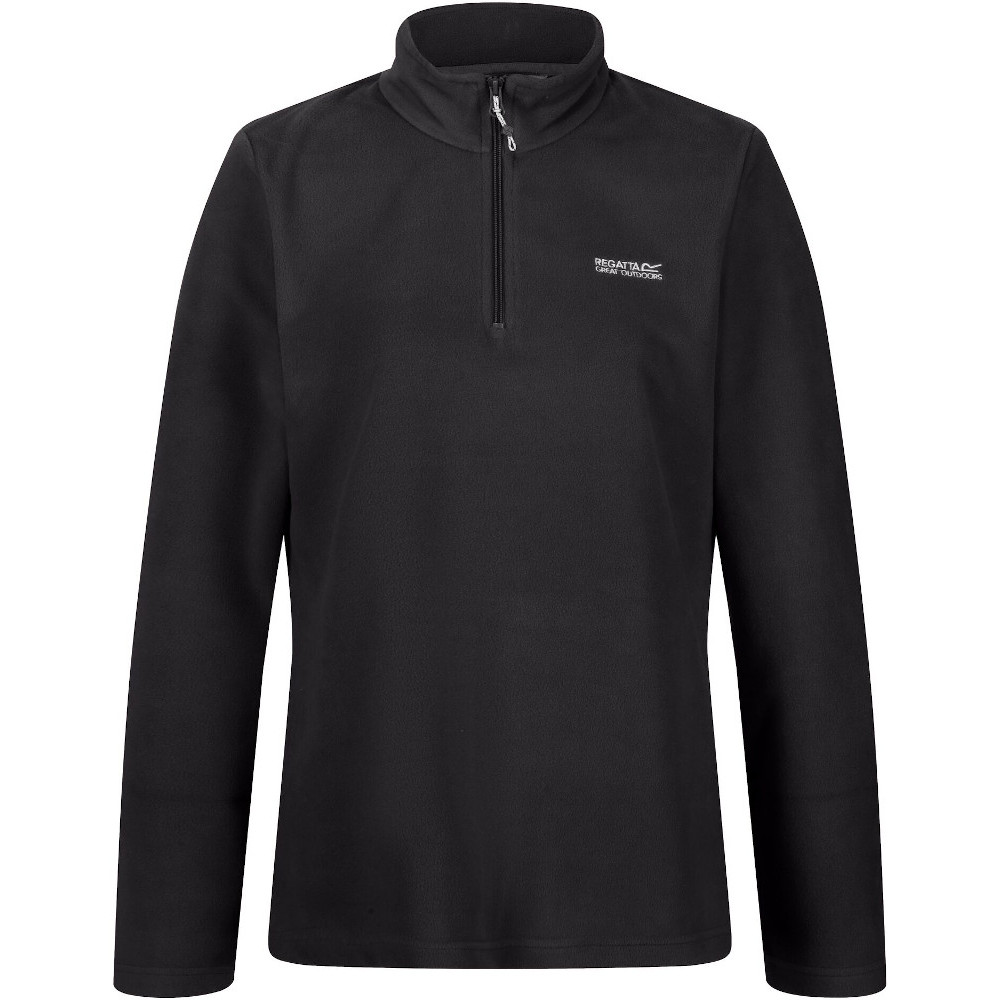 Regatta Womens Sweethart Soft Half Zip Walking Fleece Jacket - Black - Size 18 UK