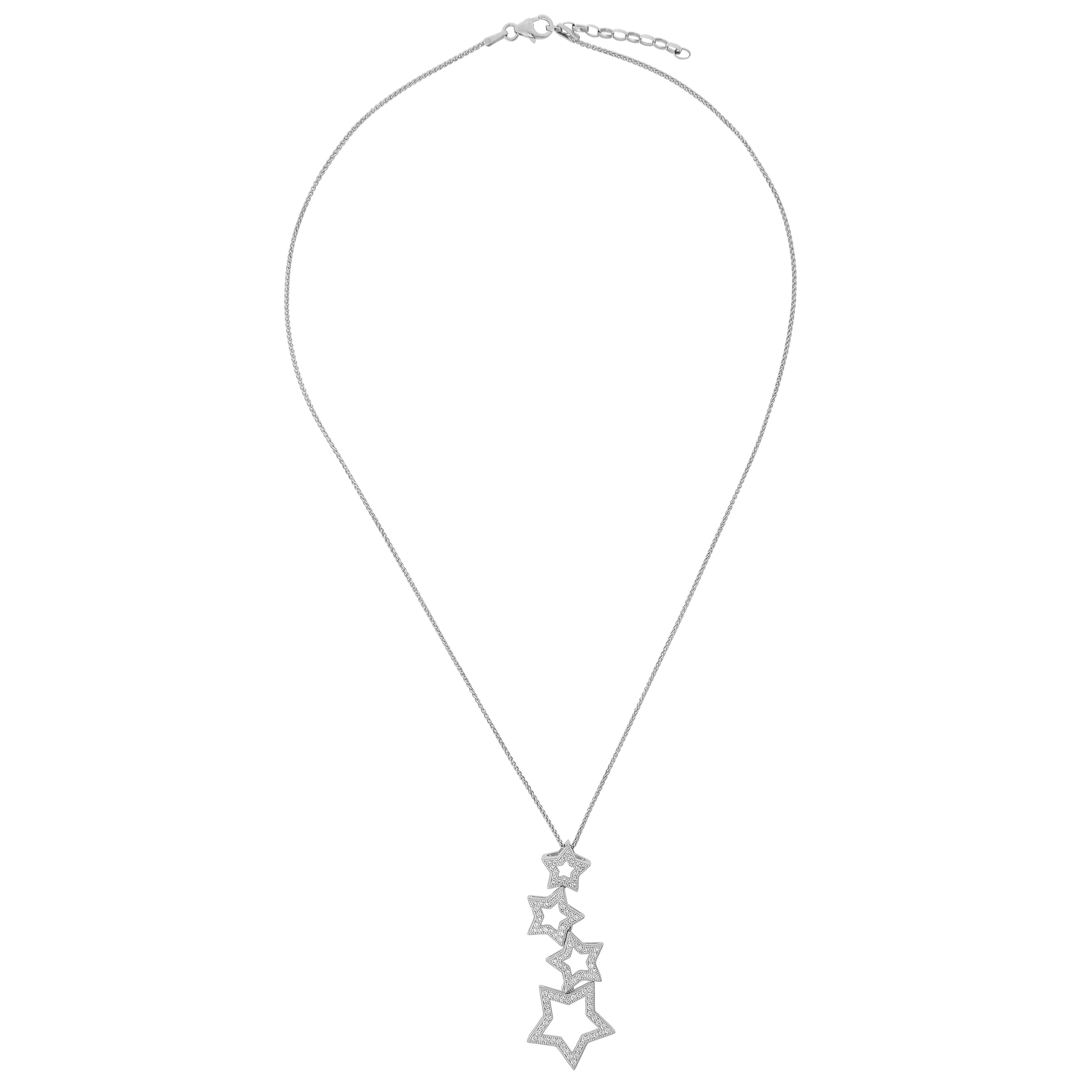 Orphelia 'Evelinia' Damenkette mit Anhänger aus 925er Sterlingsilber – Silber ZH-7338