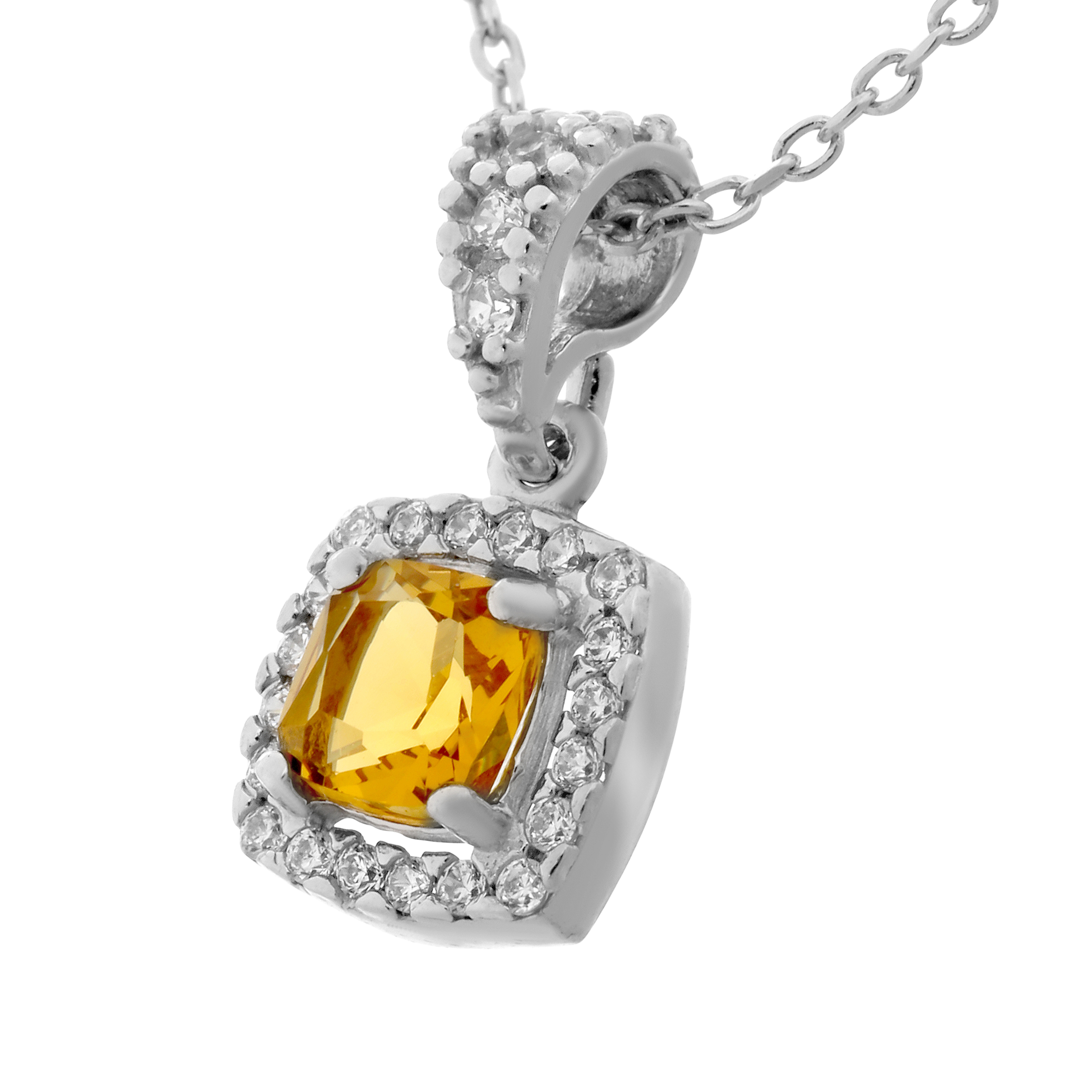 Thumbnail - Orphelia 'Faustine' Damenkette mit Anhänger aus 925er Sterlingsilber - Silber ZH-7199/CH