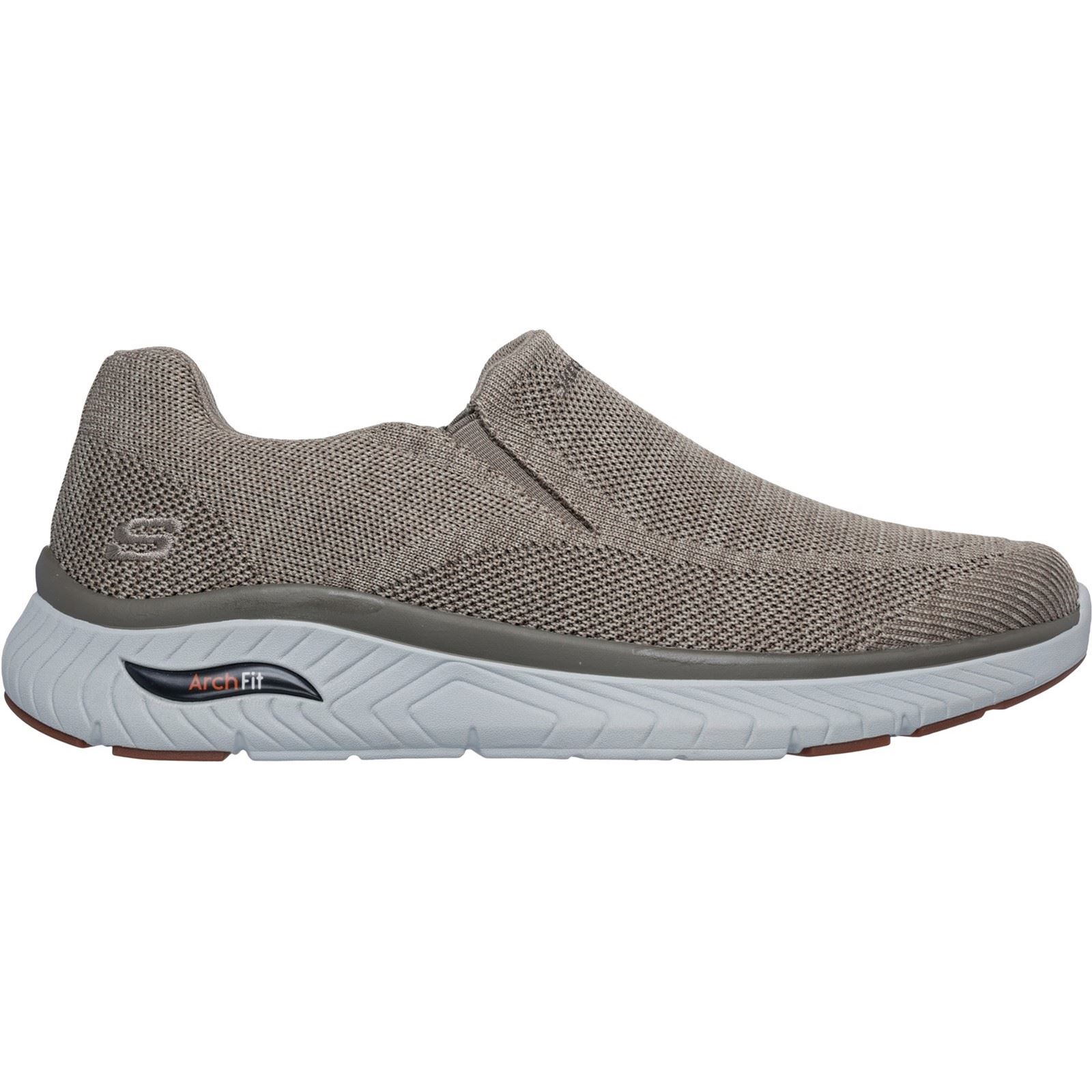SKECHERS Arch Fit Crosser Locke Polyester Herrskor Taupe Träningsskor – bild 2