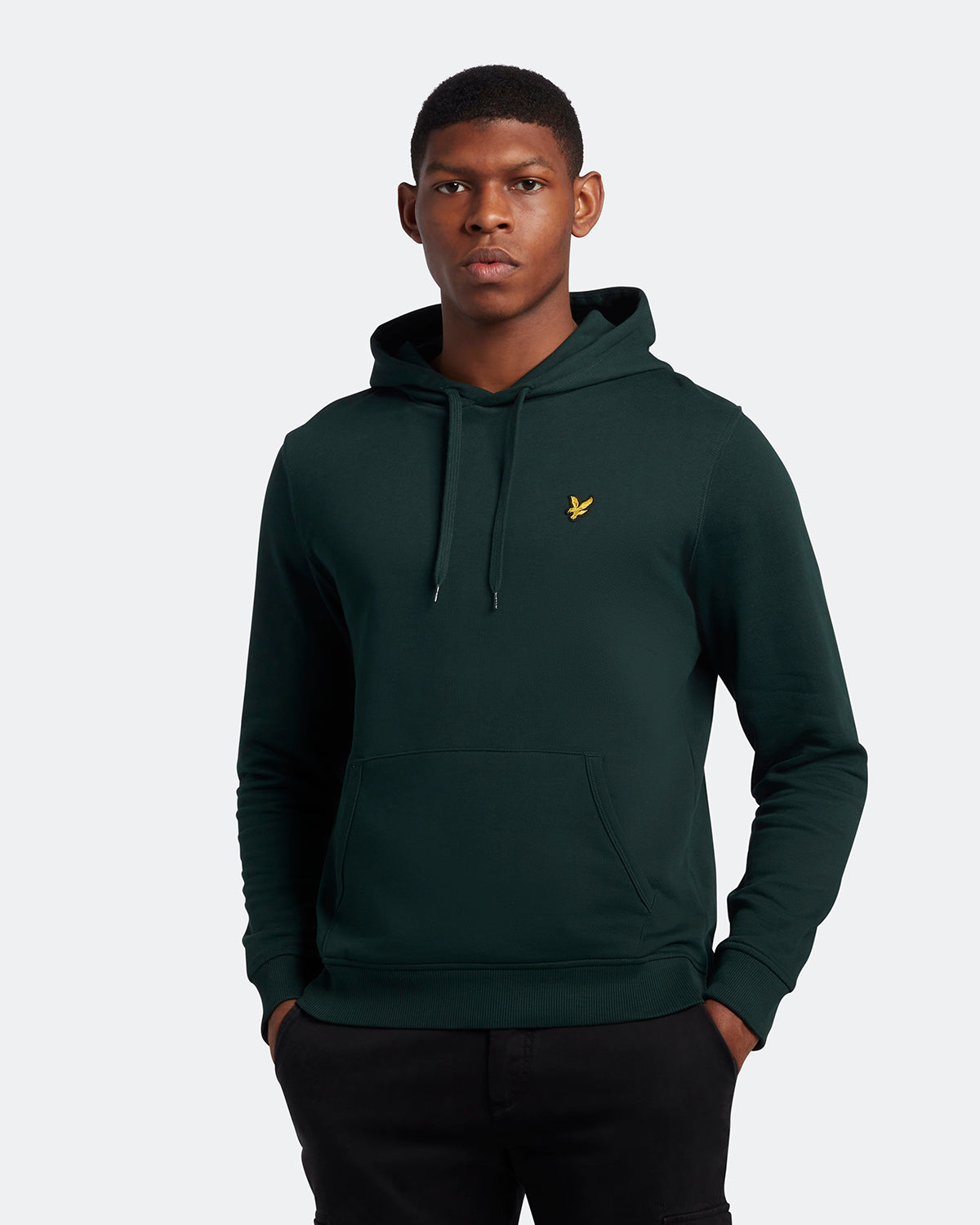 Lyle & Scott pullover hoodie in groen