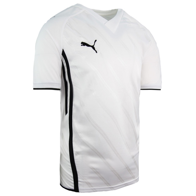 Puma PAOK FC tredjetröja V-ringad kortärmad vit T-shirt för barn 737356 01