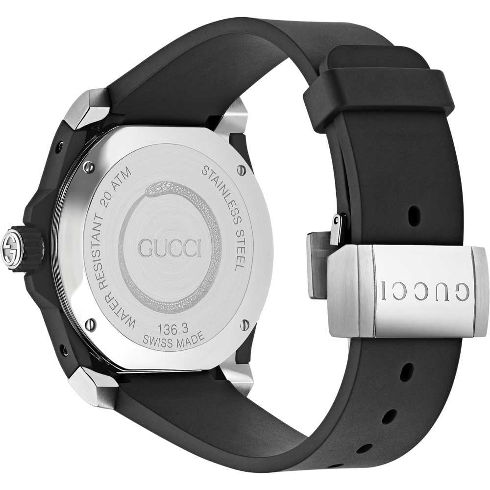 Gucci YA136323 Dive Snake Dial 40 mm unisexklocka dam – bild 2