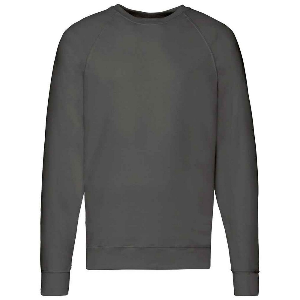 Thumbnail - Fruit of the Loom - Sweatshirt für Herren/Damen Unisex Raglanärmel (Hellgrau)